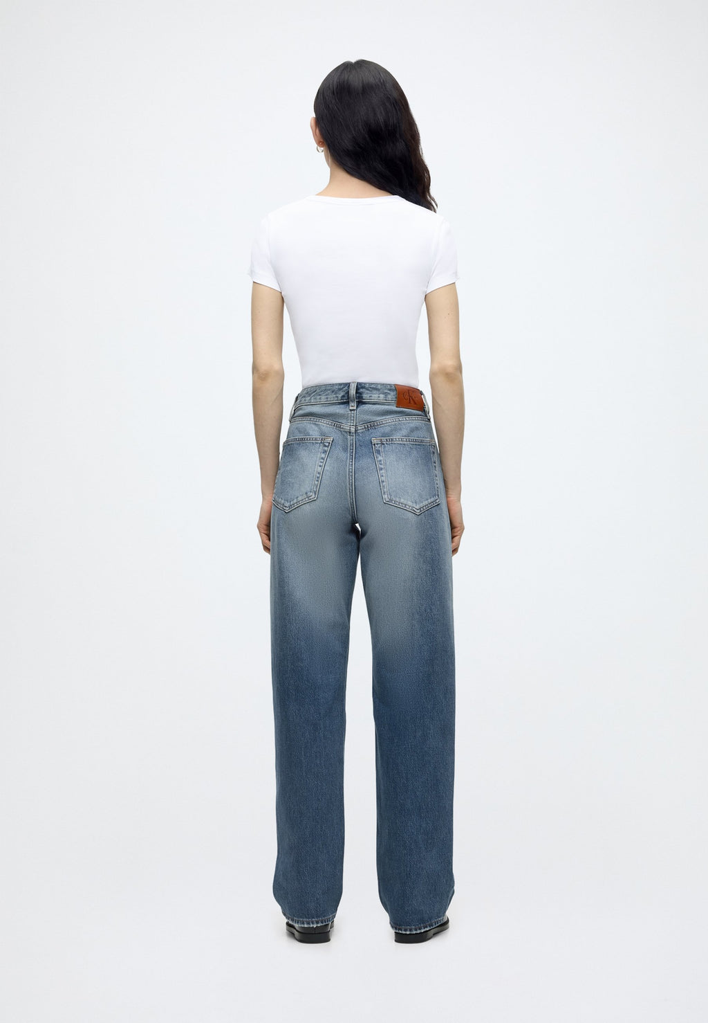 90S STRAIGHT BASSET  - Straight leg jeans - basset blue