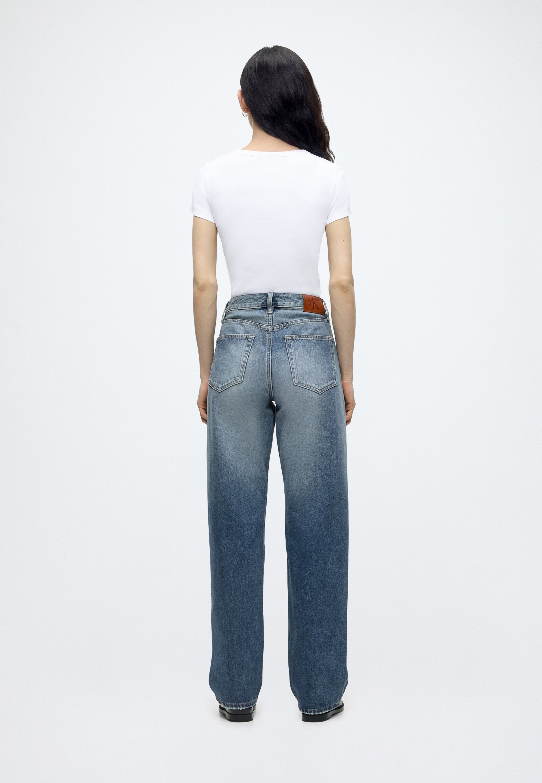 90S STRAIGHT BASSET  - Straight leg jeans - basset blue
