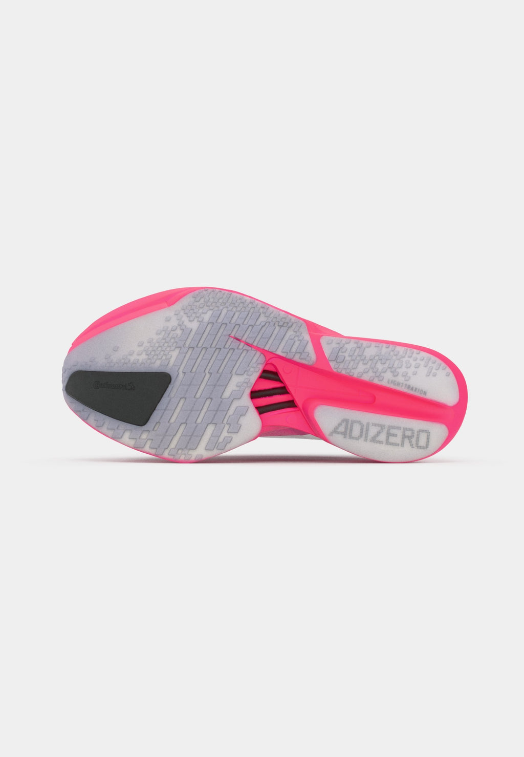 ADIZERO ADIOS PRO 4 - Road running shoes - shock pink metalic aurora plum