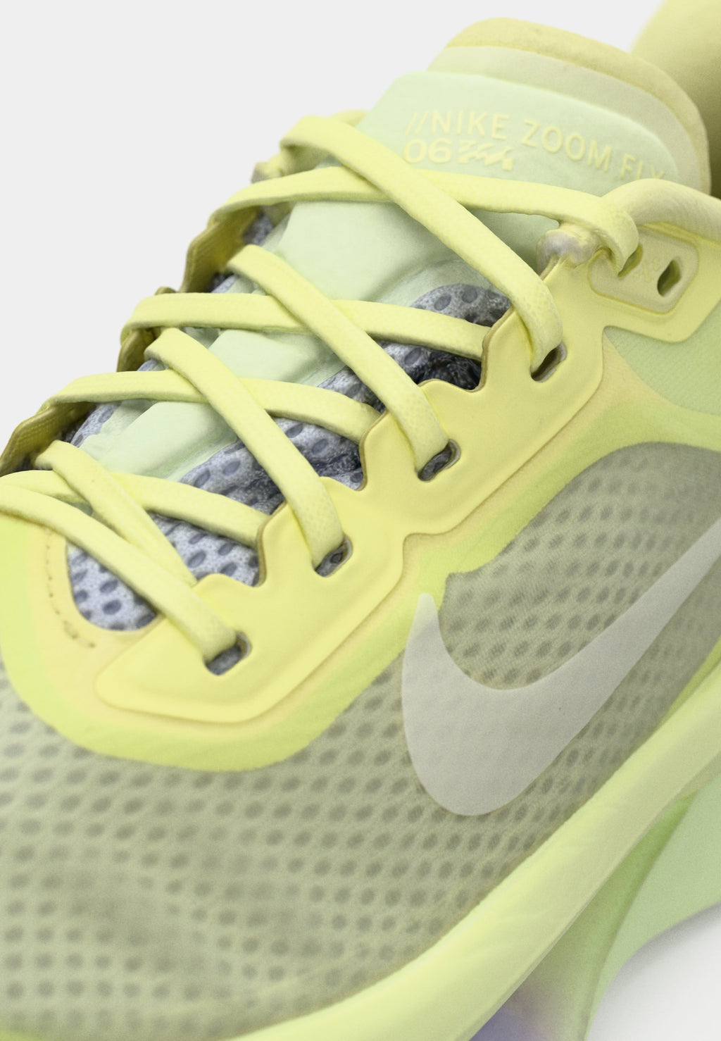 ZOOM FLY 6 PRM - Road running shoes - life lime/summit white/light liquid lime/volt tint/dark smoke grey