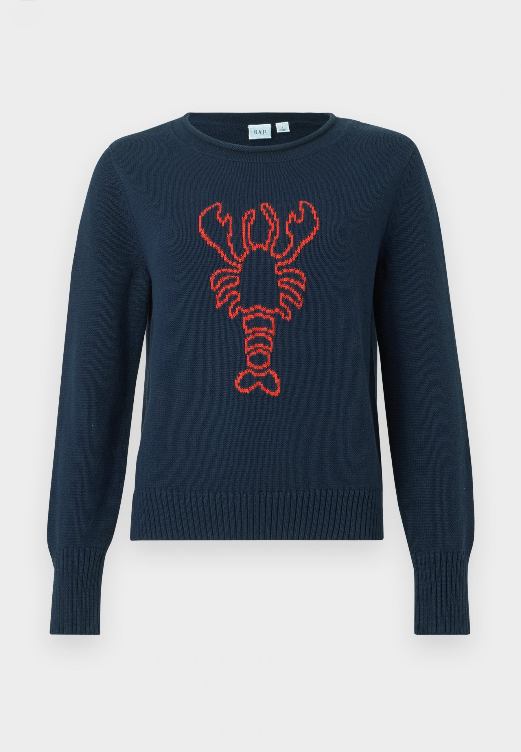 INTARSIA CREW - Jumper - blue