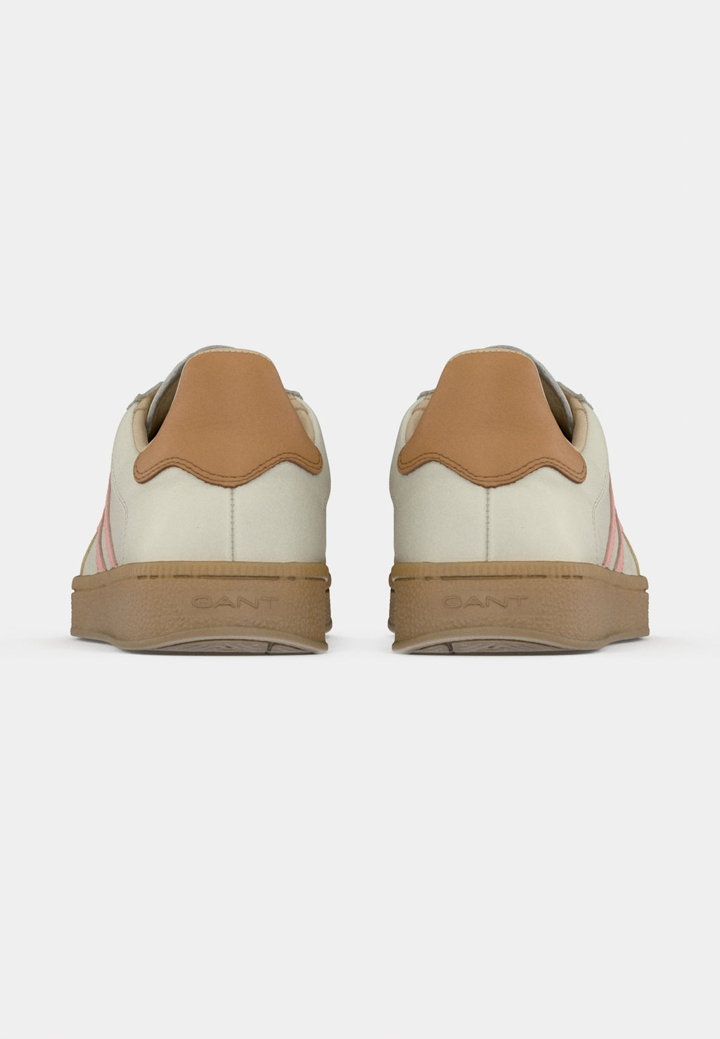 Trainers - off white/peachpink