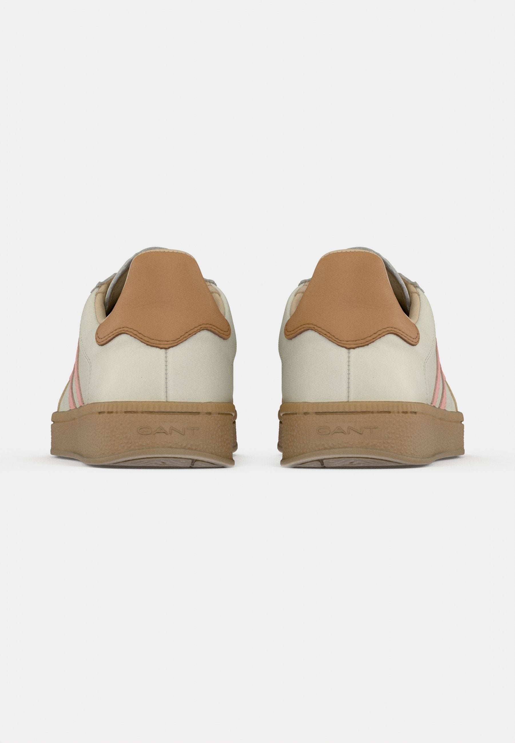 Trainers - off white/peachpink