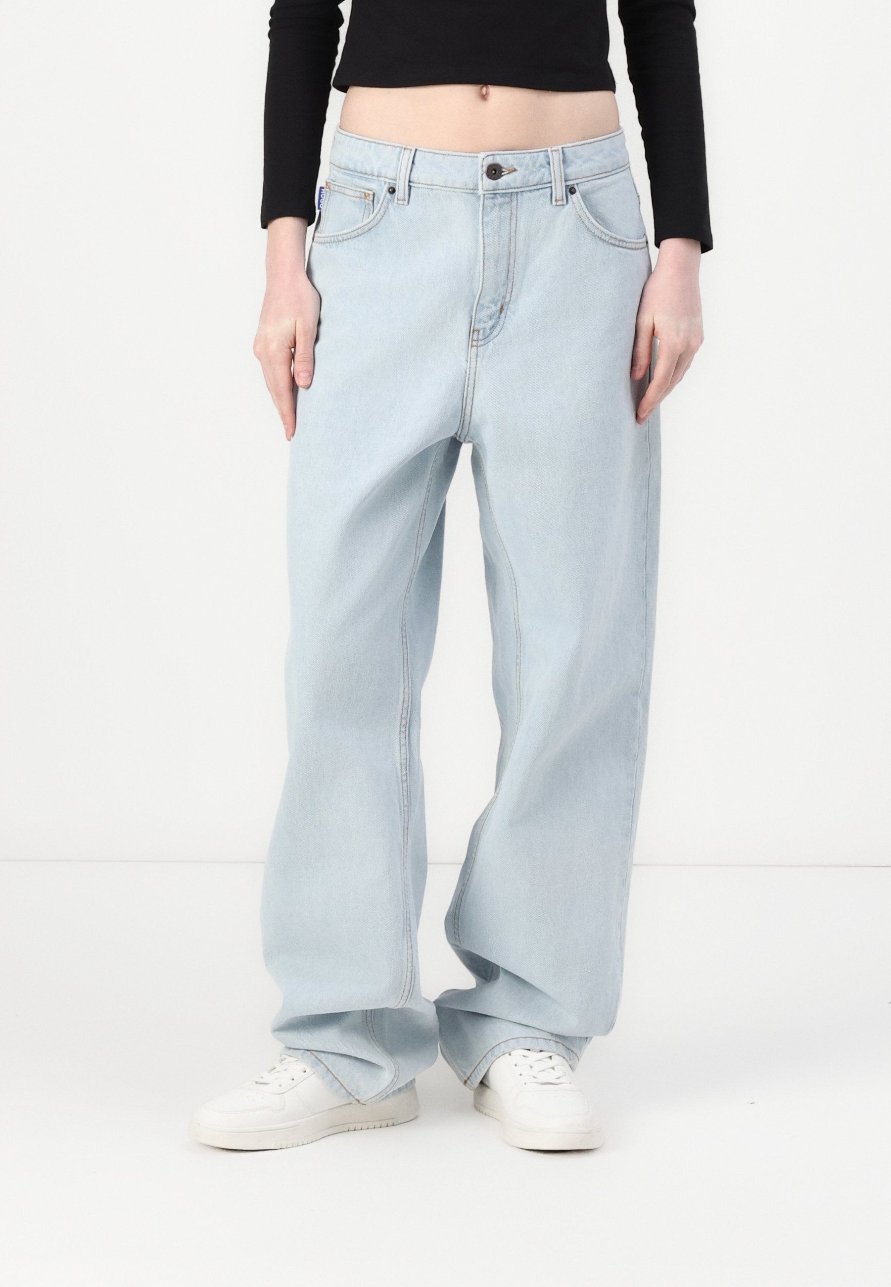 LENI - Wide Leg - turquoise/aqua
