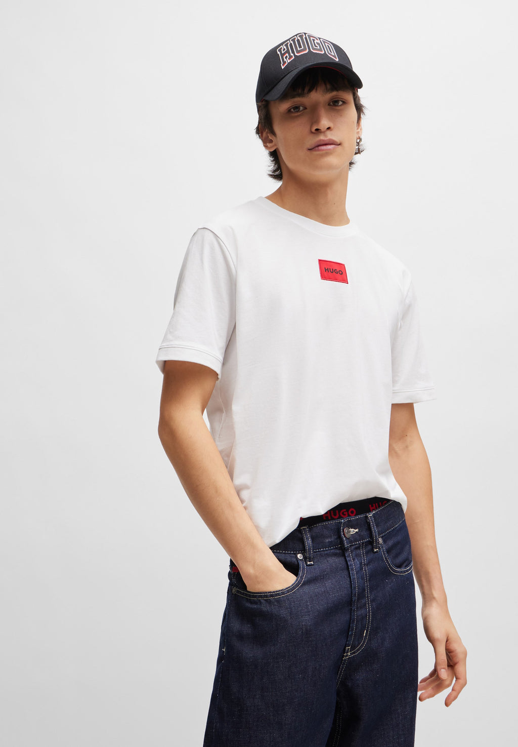 DIRAGOLINO - Basic T-shirt - white