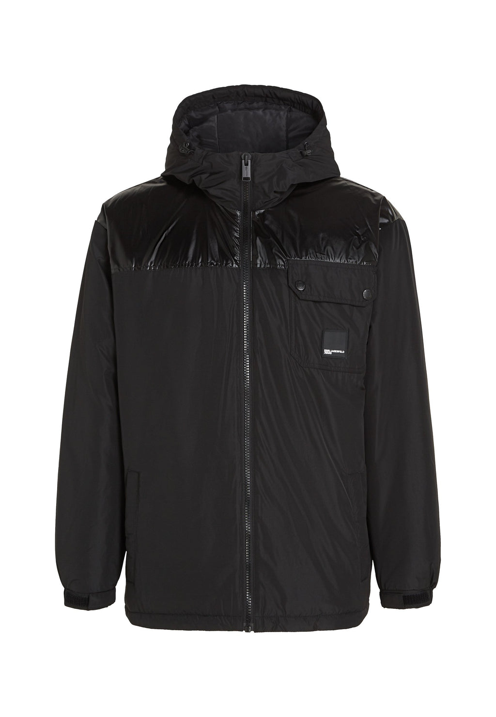 MIXED UTILITY - Light jacket - black-shiny black