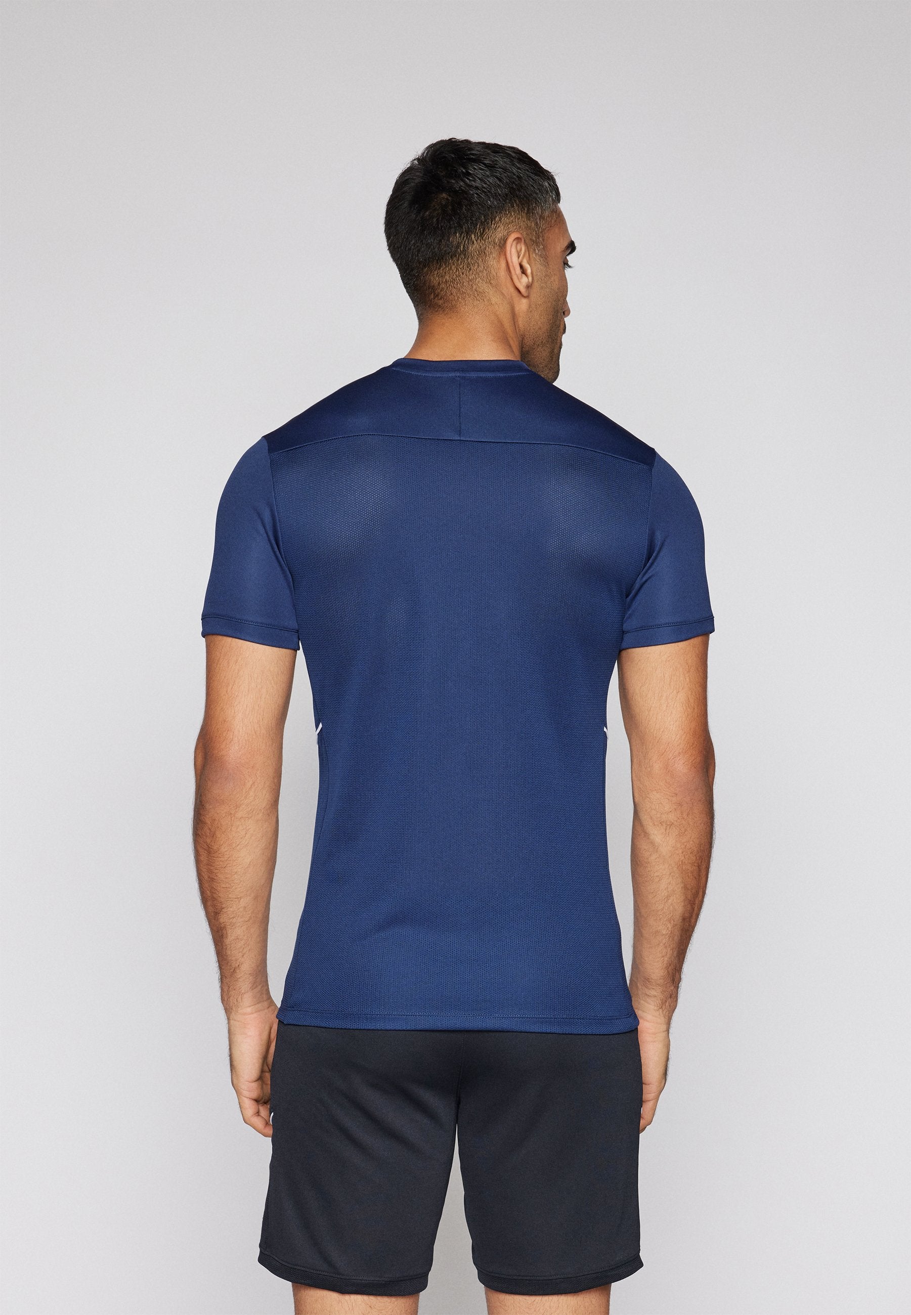 MEN'S SHORT SLEEVE SOCCER - Sports T-shirt - midnight navy/white
