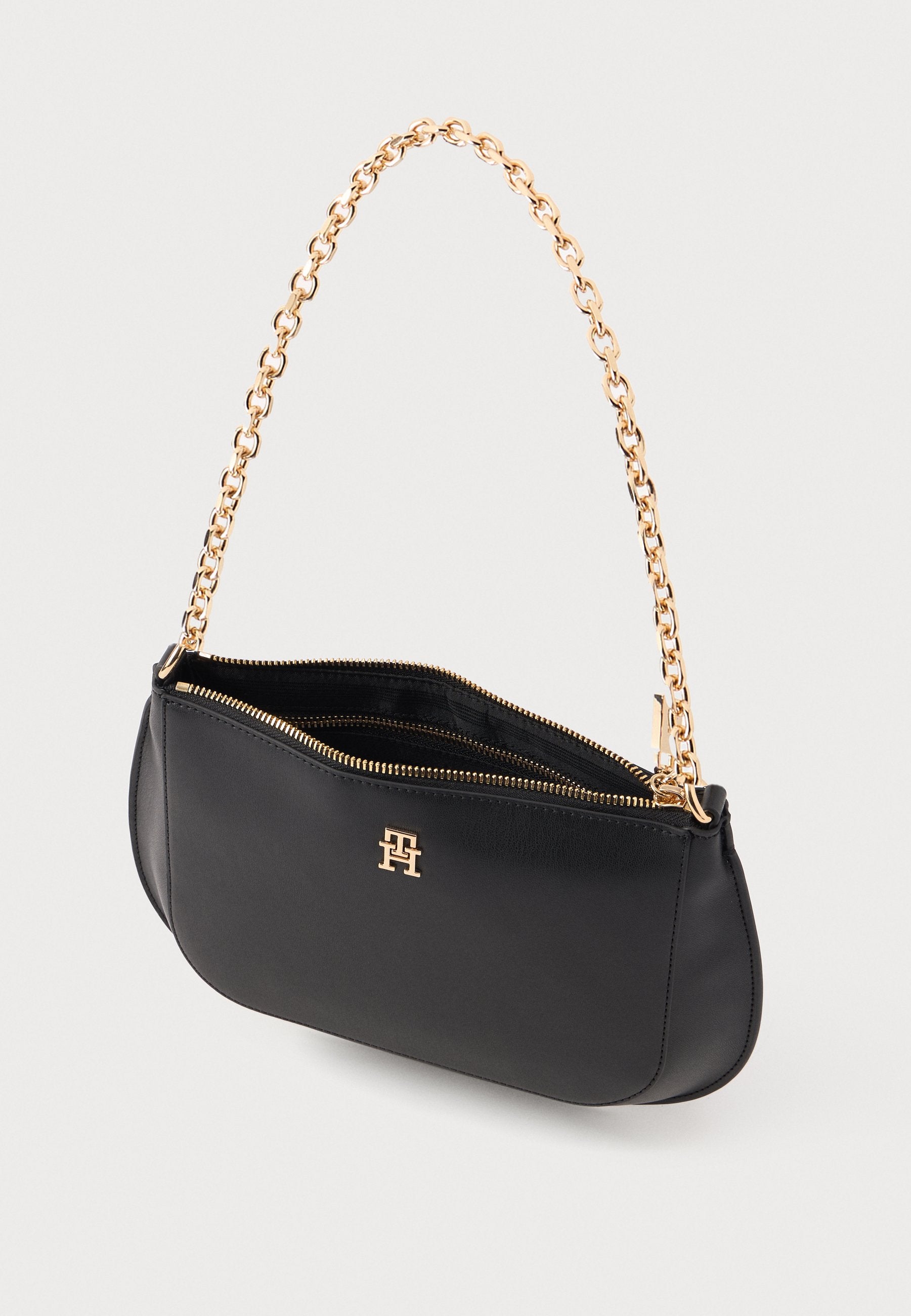 CHAIN STRAP CONVERTIBLE CROSSBODY BAG - Handbag - black