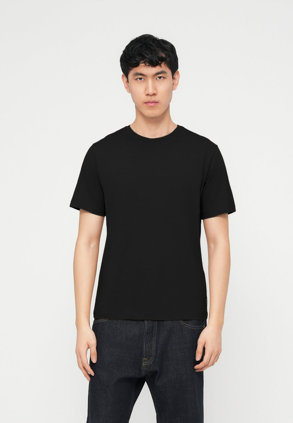 JJEORGANIC BASIC TEE O NECK 5 PACK - Basic T-shirt - black/white/crockery/vetiver