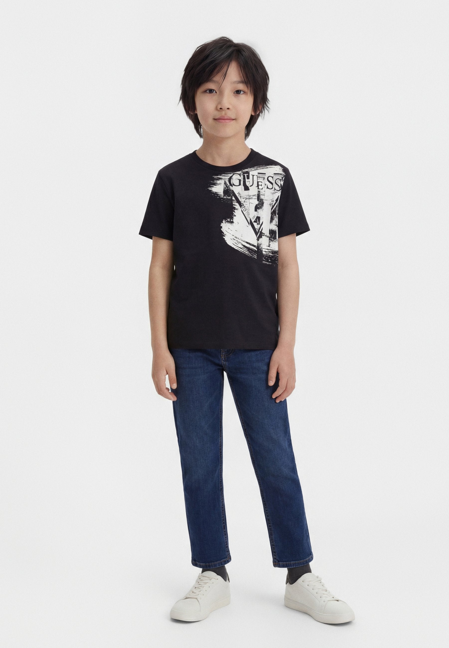 JUNIOR UNISEX - Print T-shirt - black