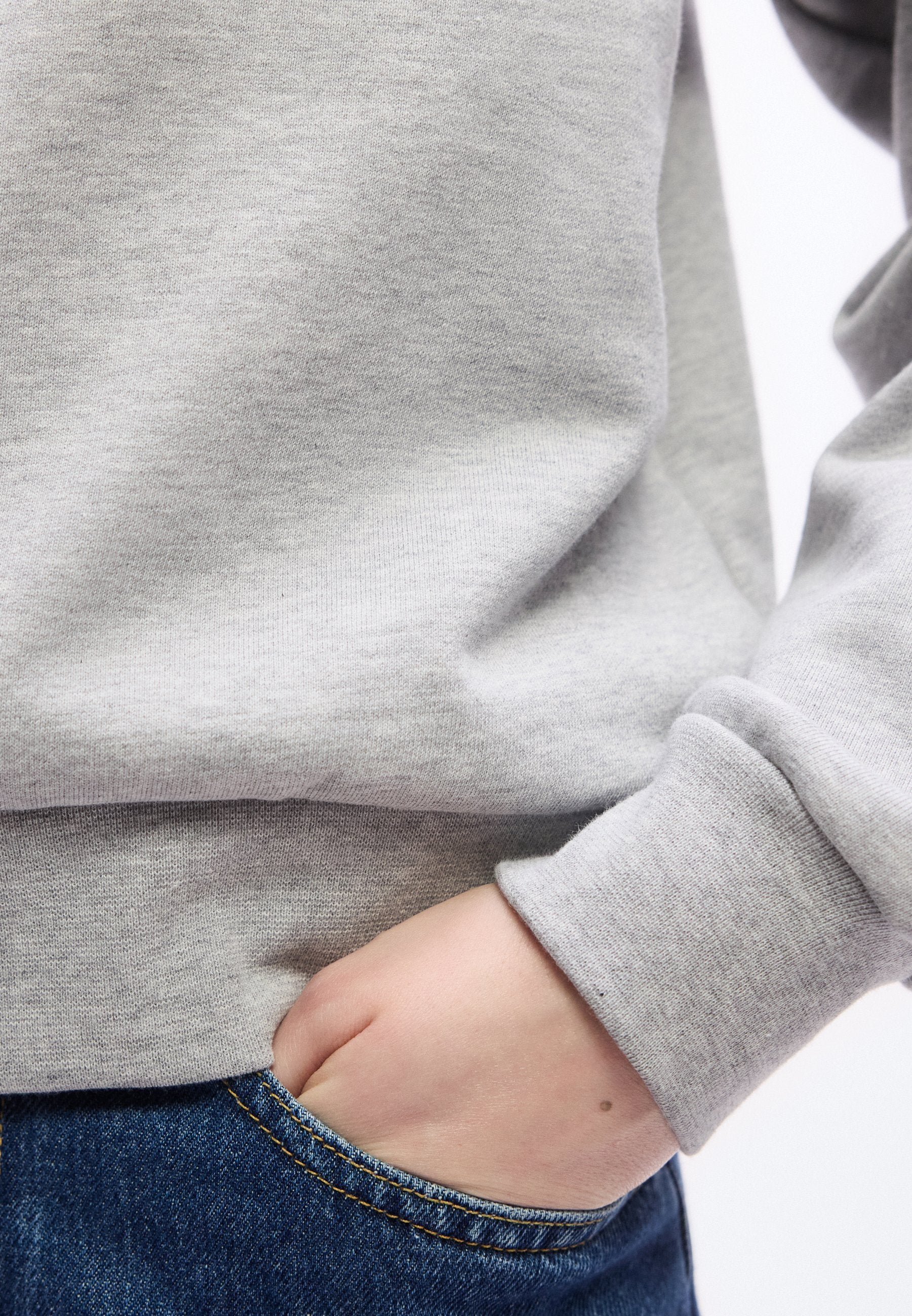Sweatshirt - silver-coloured chine