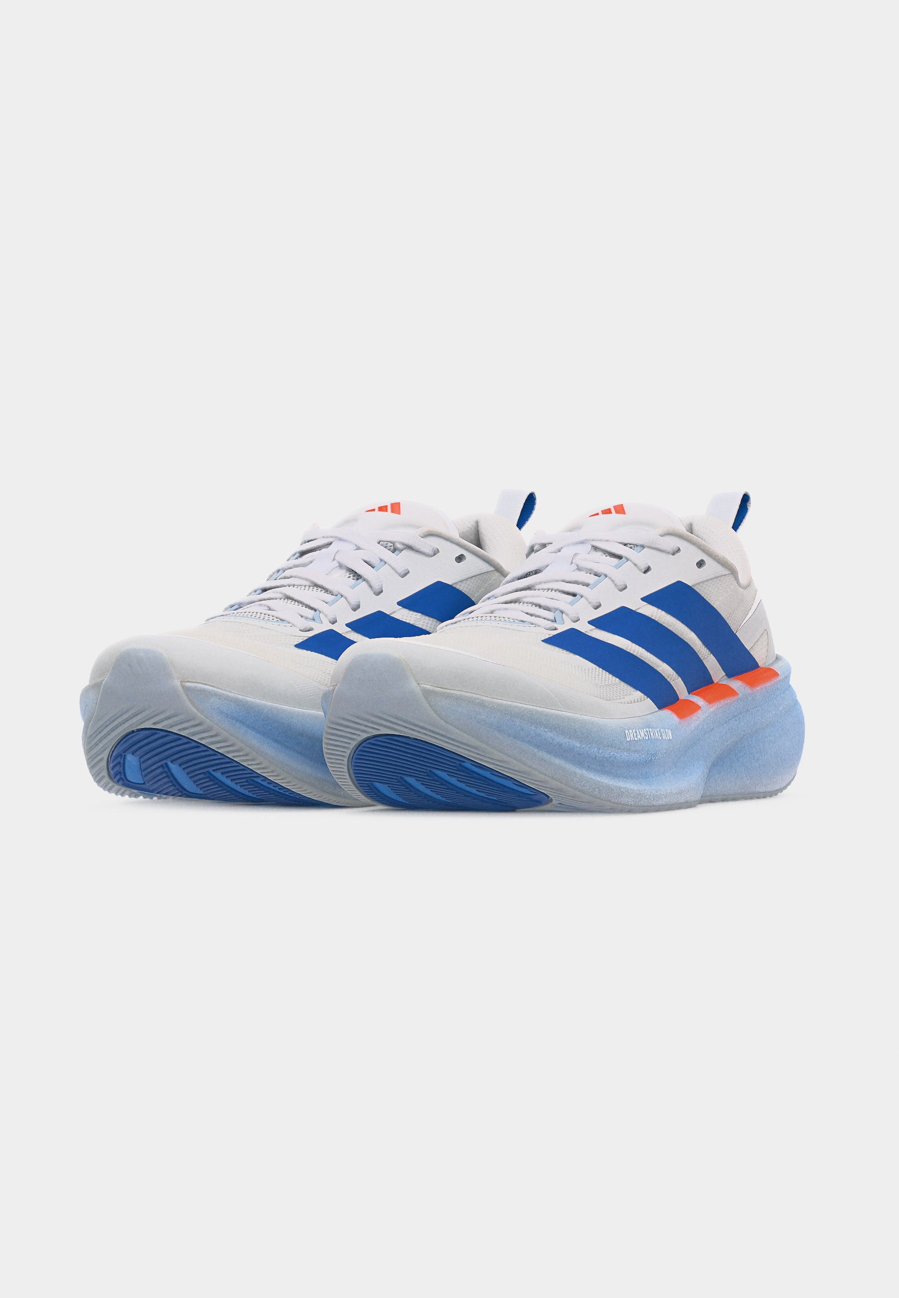 SUPERNOVA GLIDE M - Road running shoes - footwear white/ray blue/lucid orange