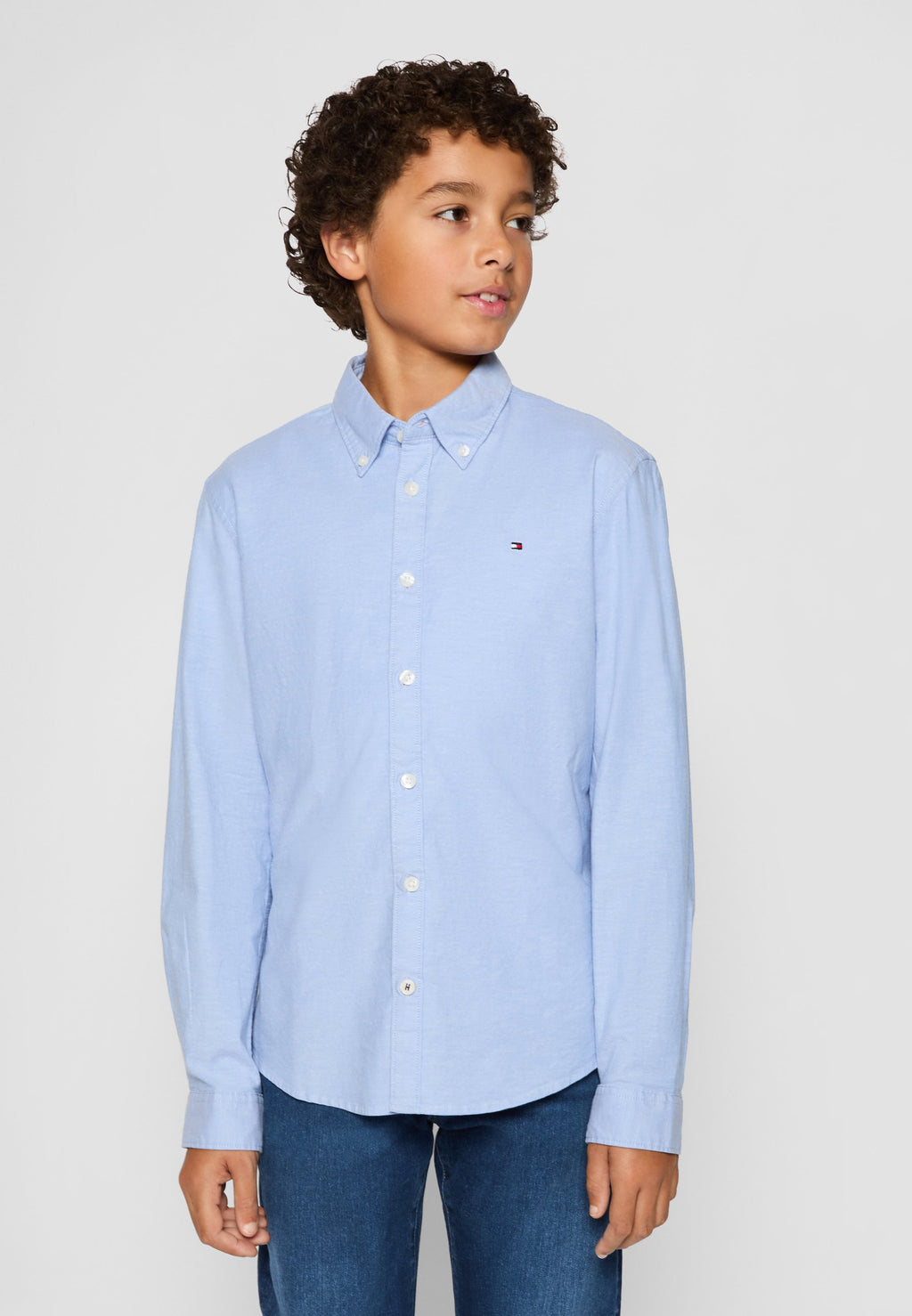 GARÇON CHEMISE OXFORD STRETCH - Chemise - bleu calme