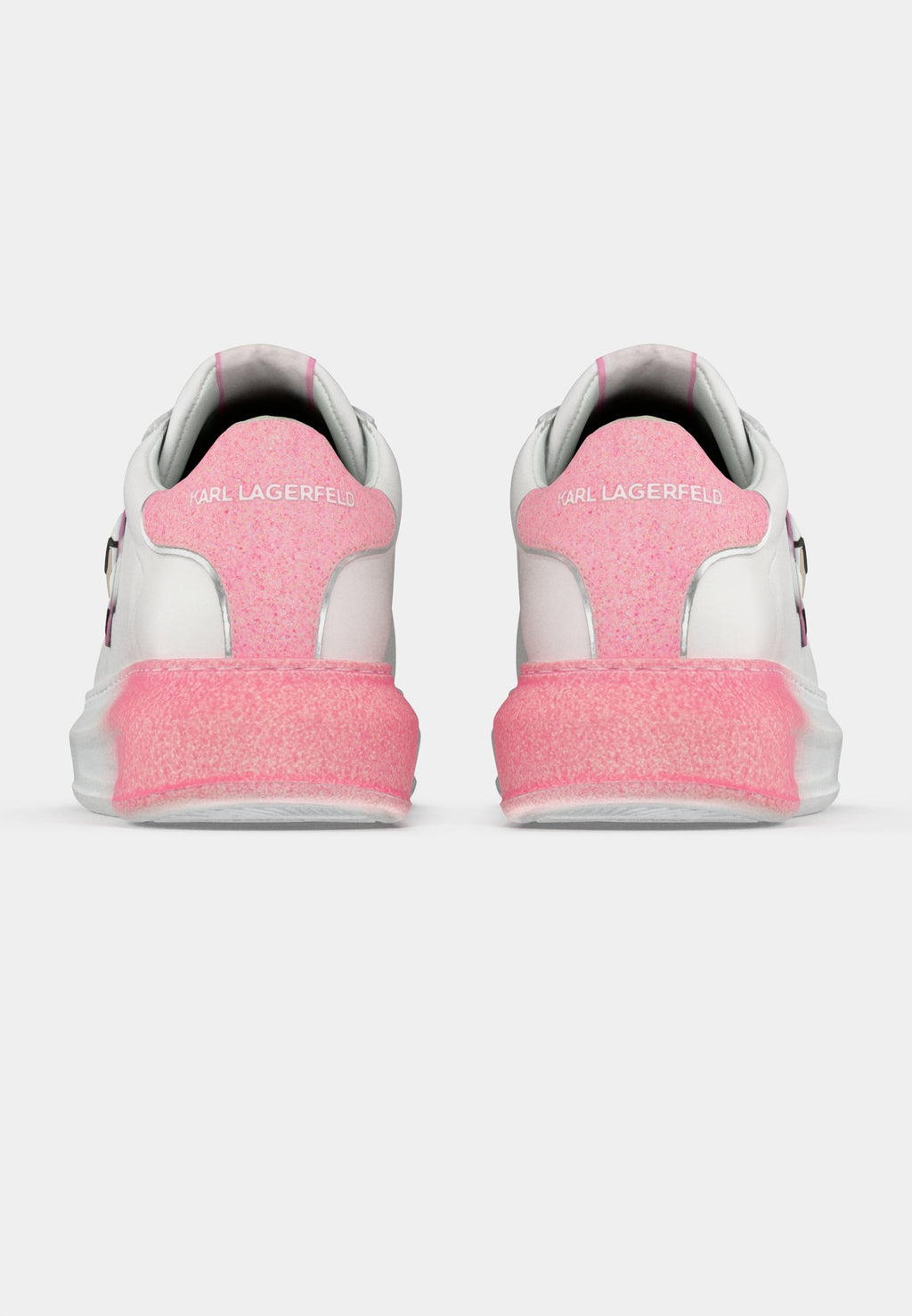 KAPRI OMBRE LACE - Trainers - white/pink