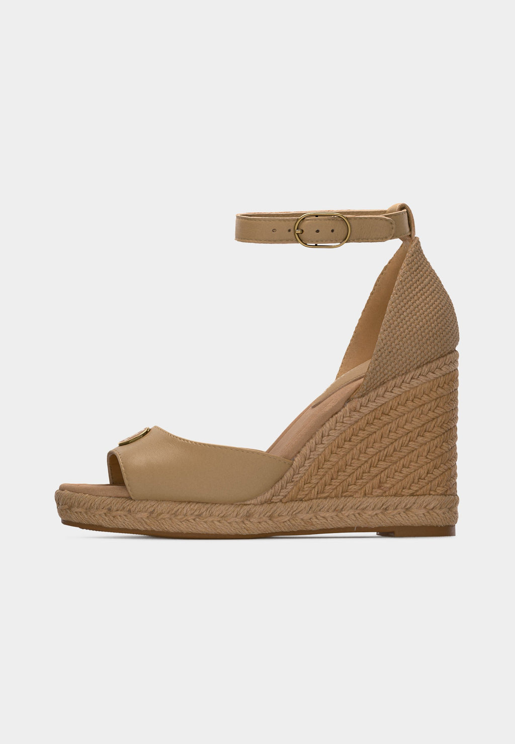 PLATE WEDGE - Platform sandals - desert