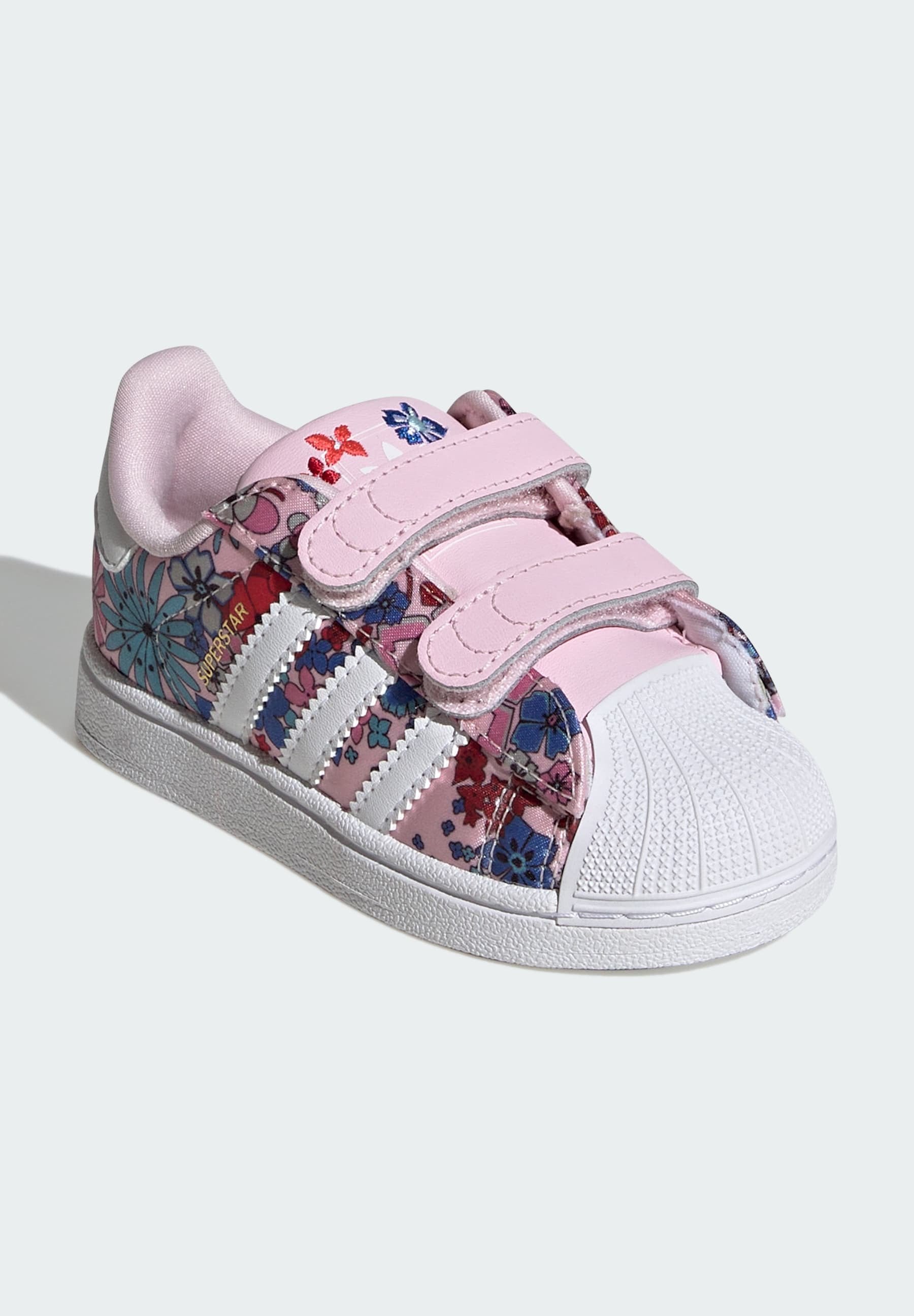 LIBERTY LONDON SUPERSTAR II - Baby shoes - clear pink/ftwr white/light pink