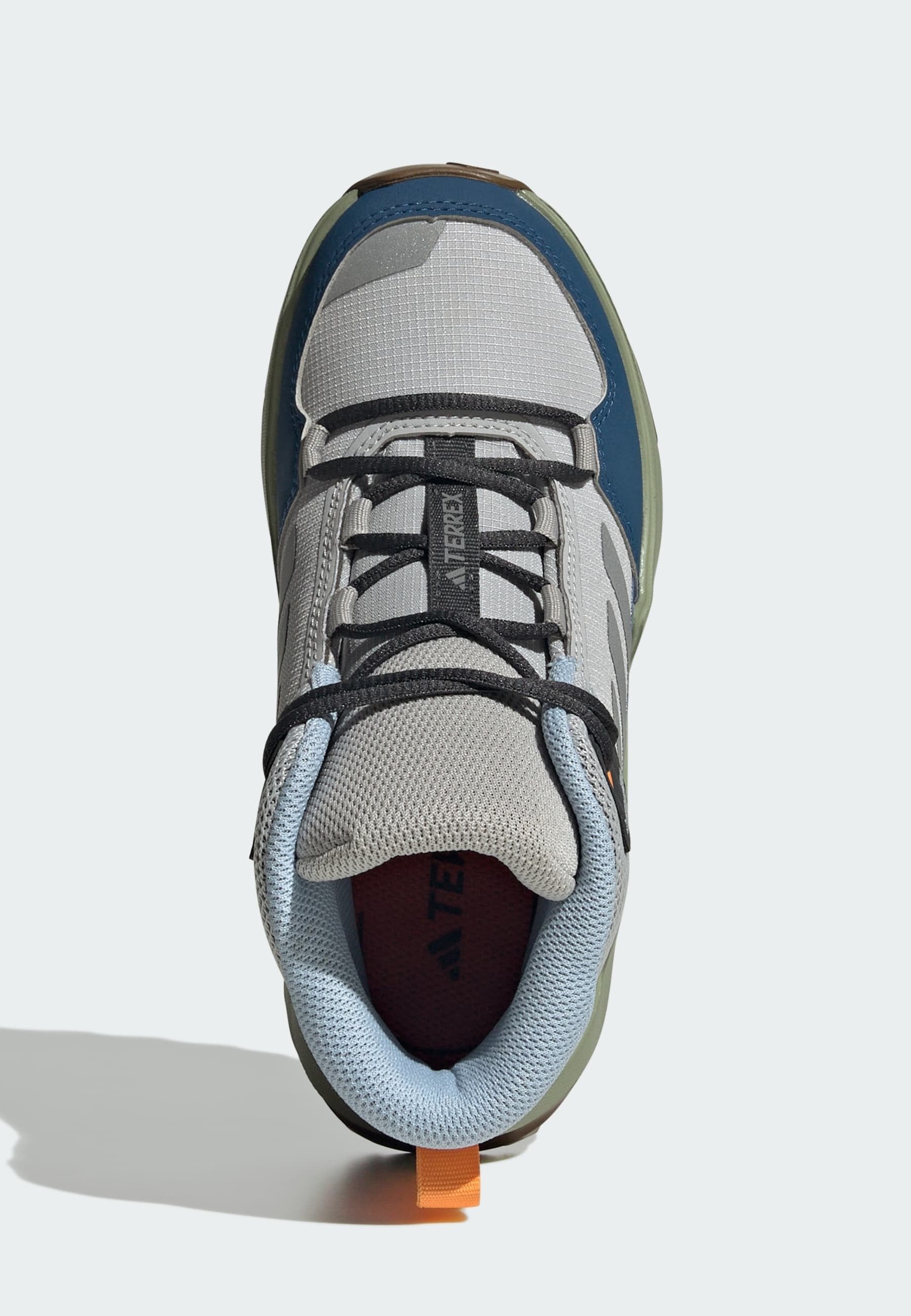 AX4R MID UNISEX - Hiking shoes - grey two/reflective silver/glow blue