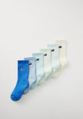 KIDS PATCH LOGO CREW SOCKS UNISEX 6 PACK - Socks - multi blue