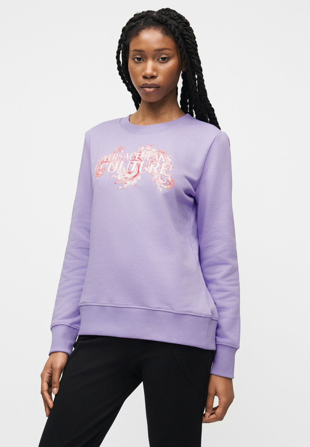 LOGO WAVE - Sweatshirt - lilac