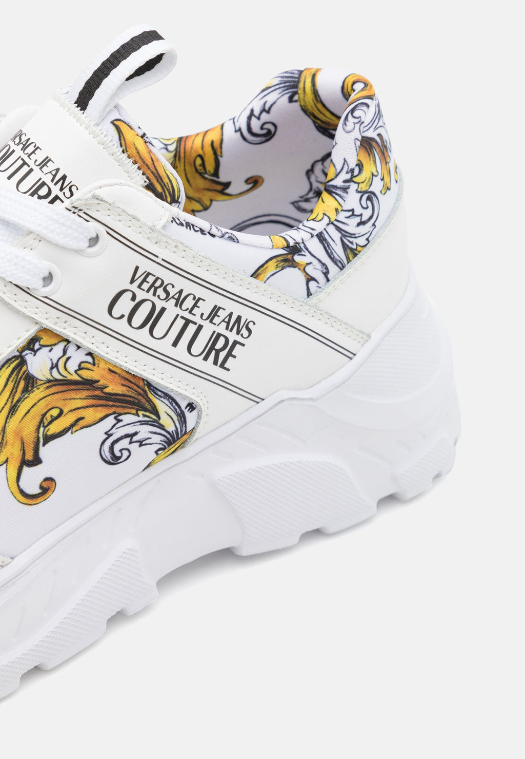 Trainers - white/gold