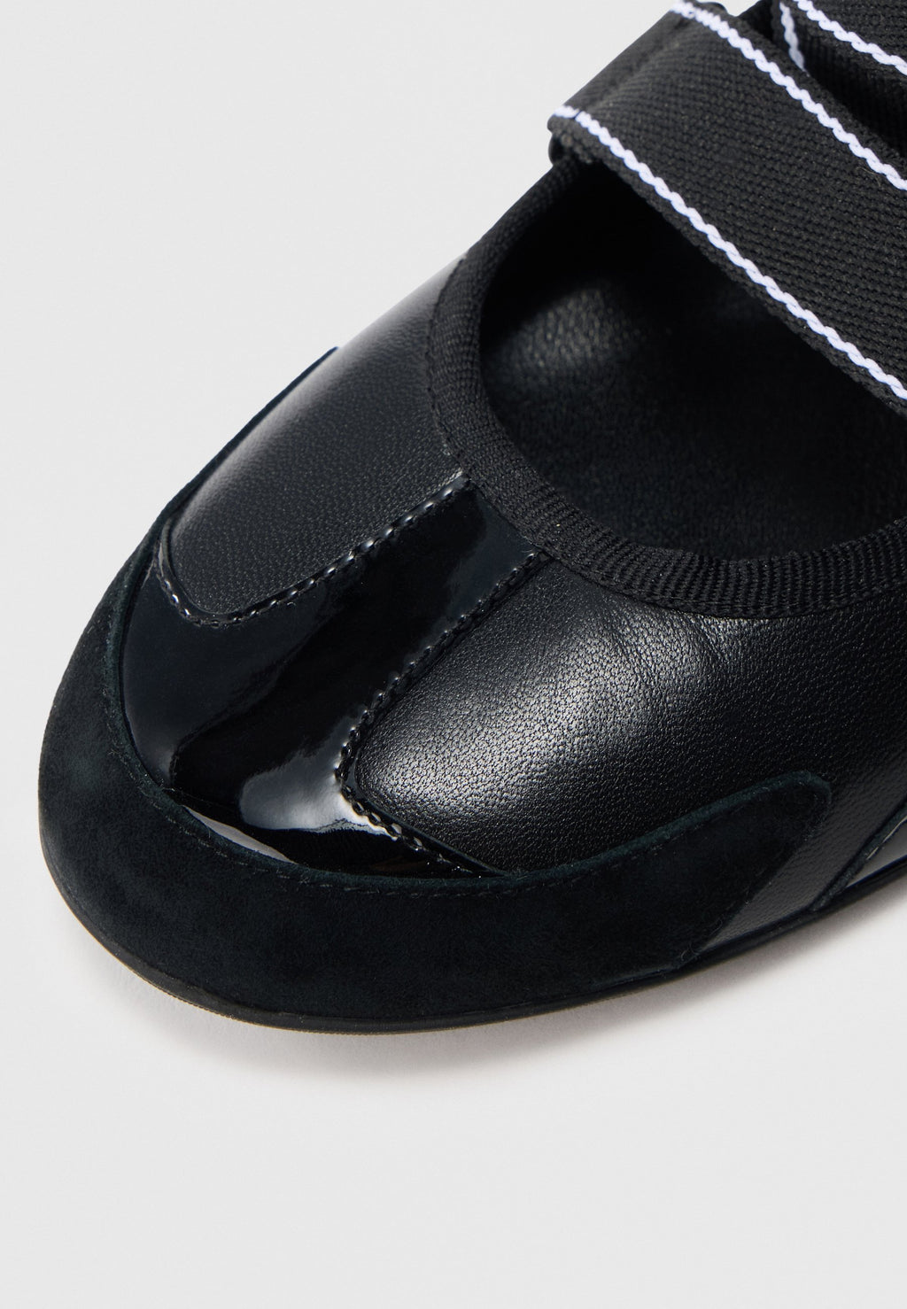 ALTIA KROSS STRAP - Ankle strap ballet pumps - black metallic