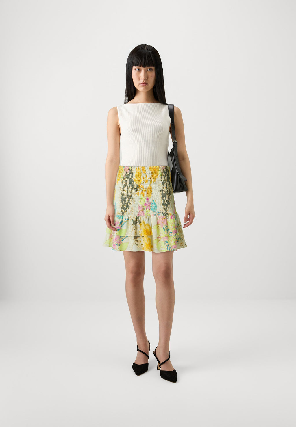 TONI SMOCKED SKIRT - A-line skirt - gold coast