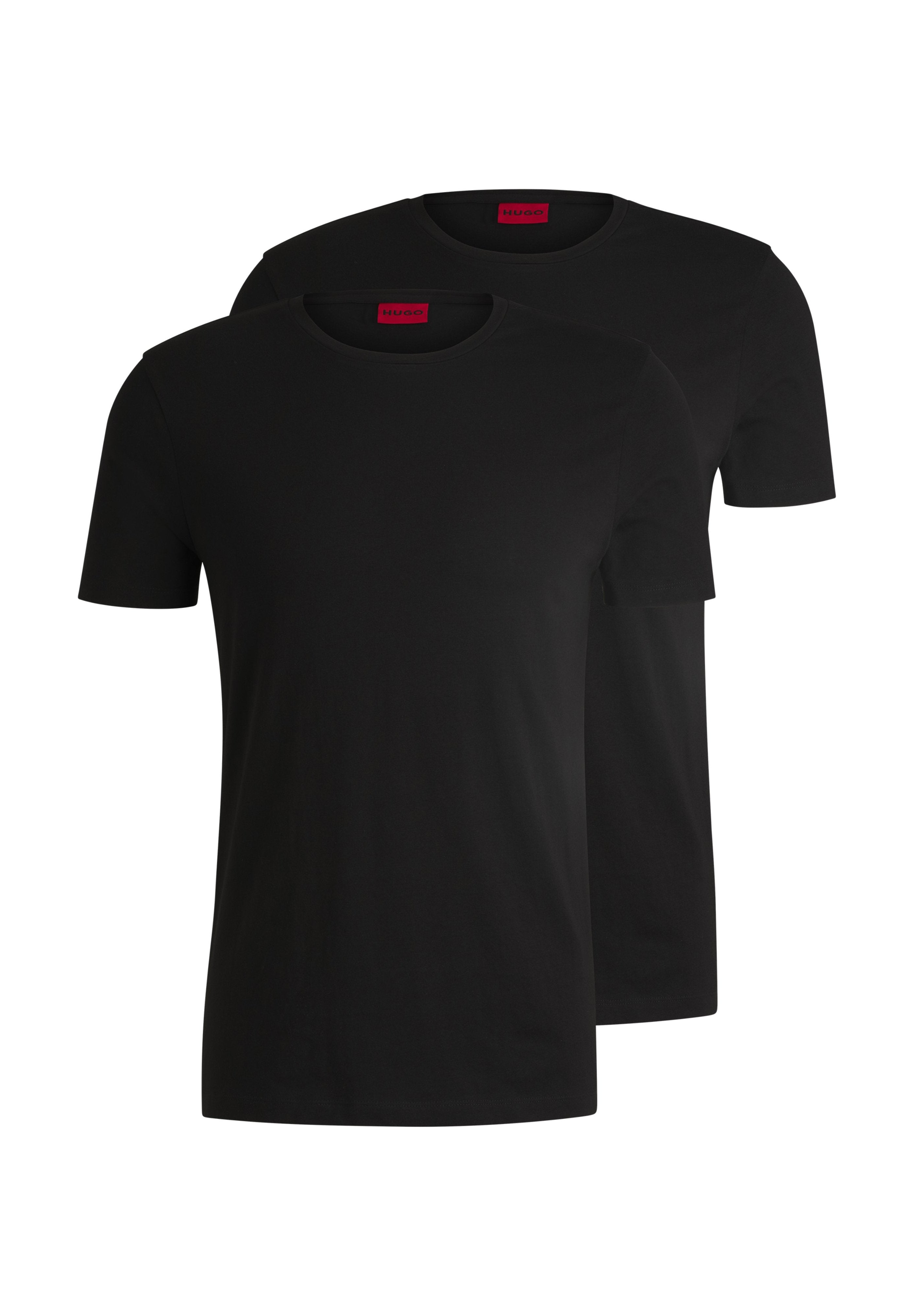 ROUND 2 PACK - Basic T-shirt - black