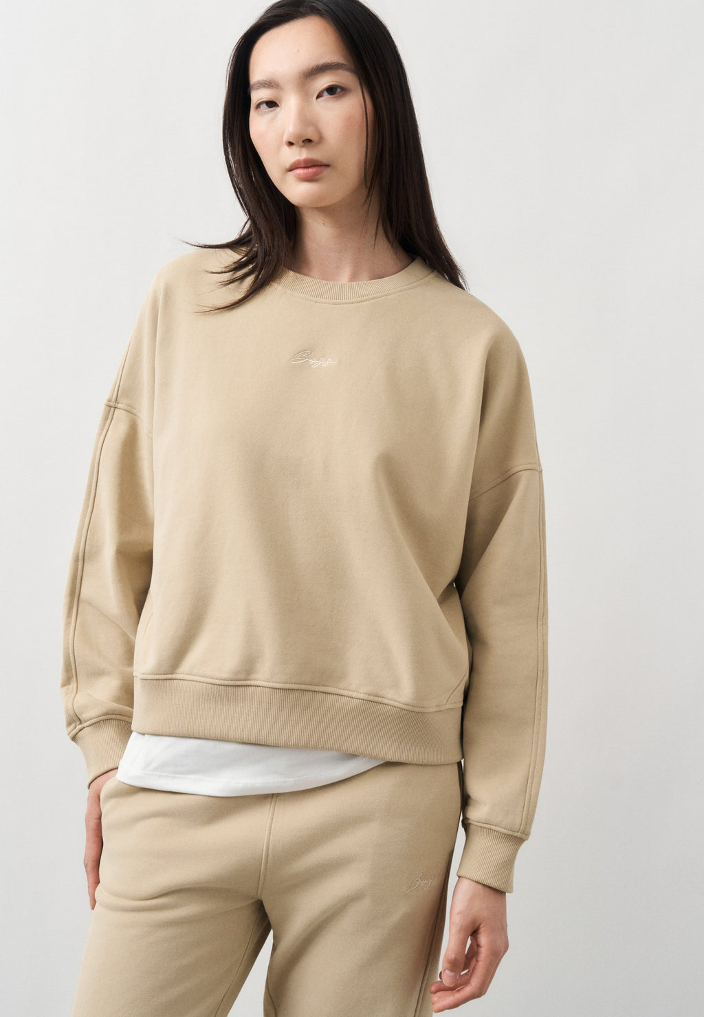 EVER - Sweatshirt - open beige