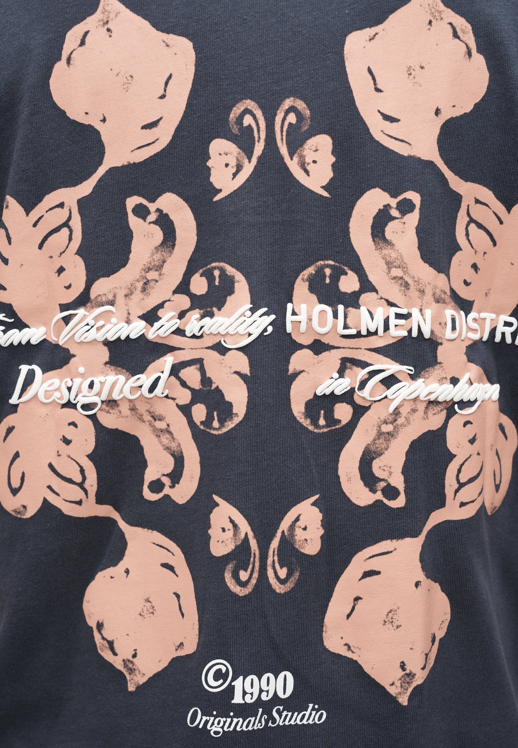 T- - Print T-shirt - odyssey gray