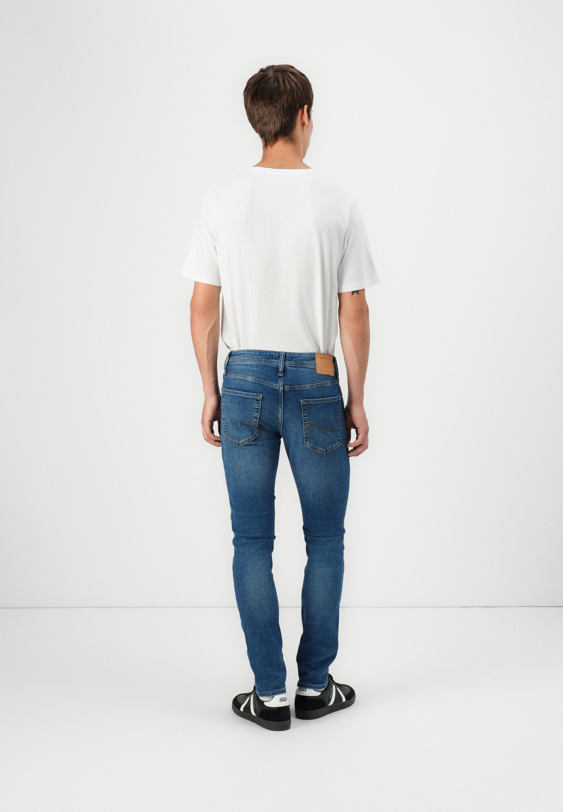 Slim fit JJIGLENN JJBASIC SQ 223 NOOS - Slim fit jeans - blue denim