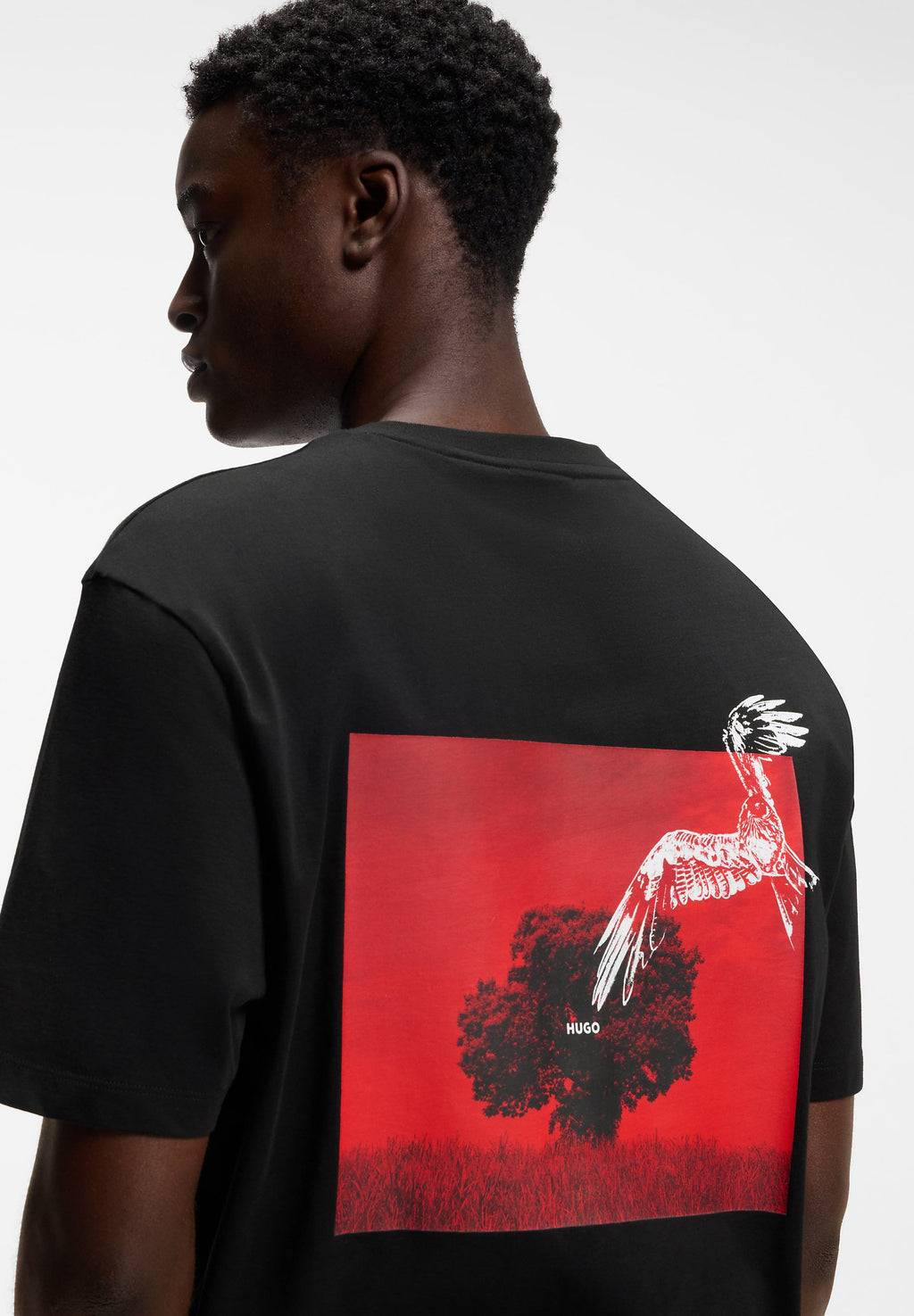 DERLYNS - Print T-shirt - black