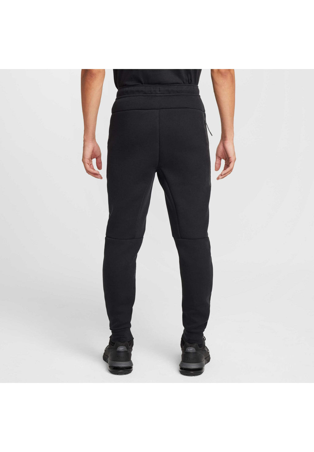 M NK TCH FLC JGGR - Bas de jogging - black dark grey heather black