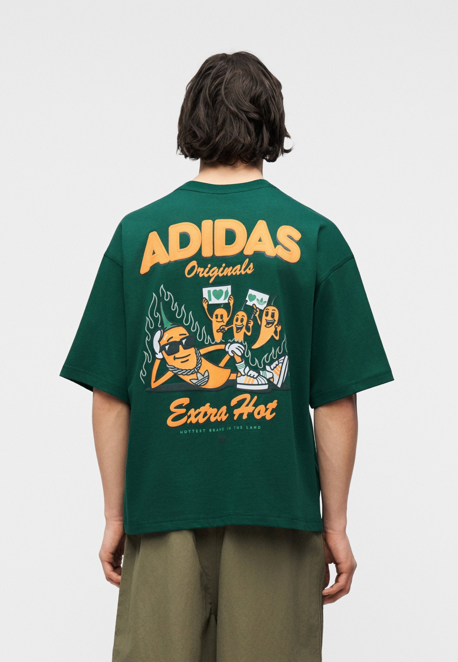 NEW CHILI UNISEX - Print T-shirt - collegiate green