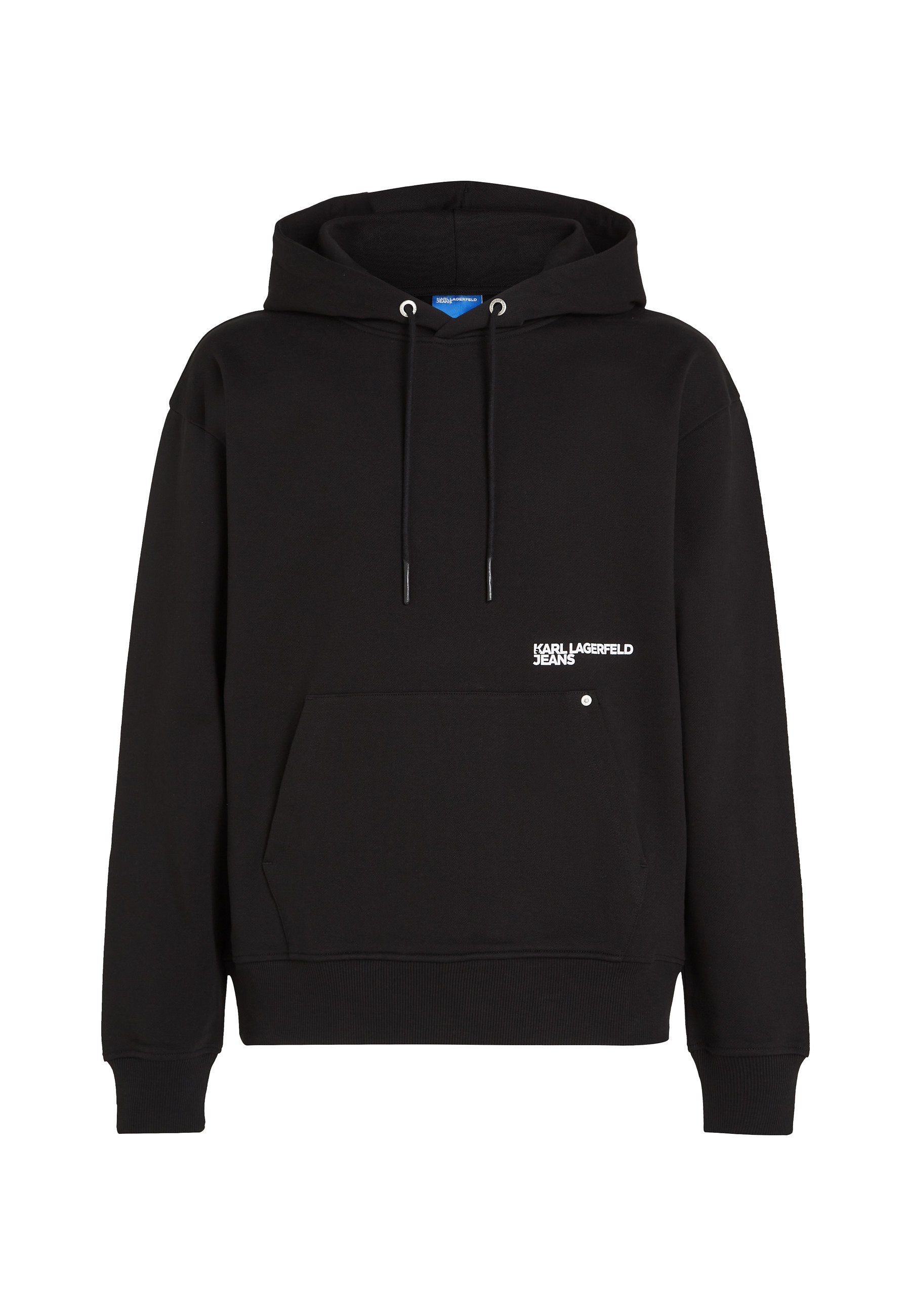 RELAX MONOGRAM HOODIE - Hoodie - black