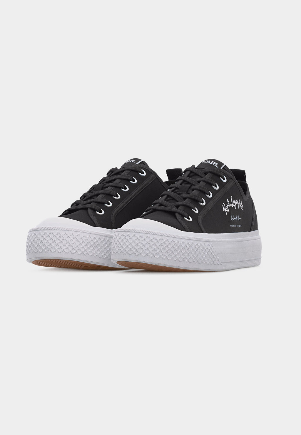 KAMPUS MAX RIVIERA LACE - Baskets - noir