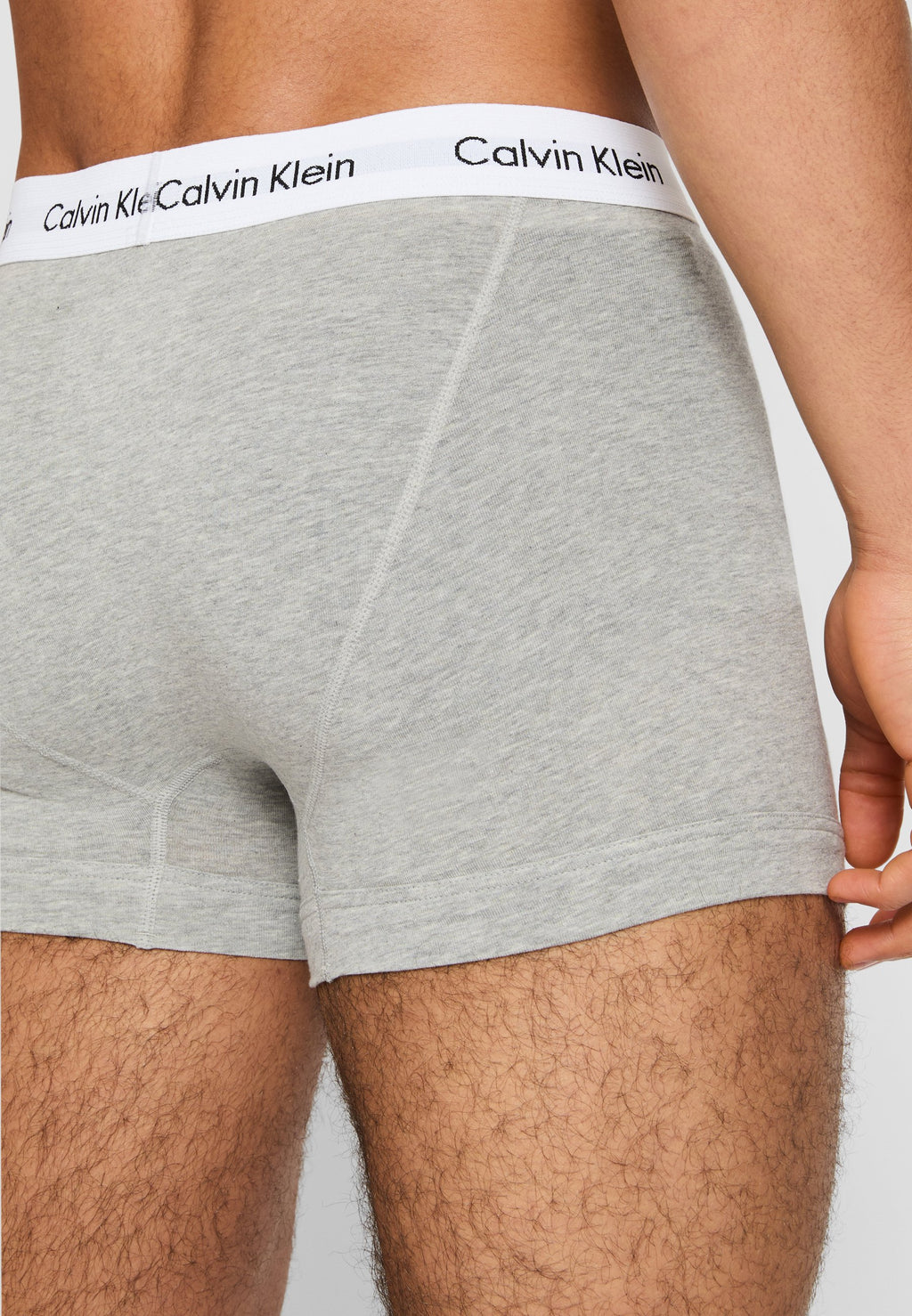 TRUNK 3 PACK COTTON STRETCH - Trunks - black/white/grey