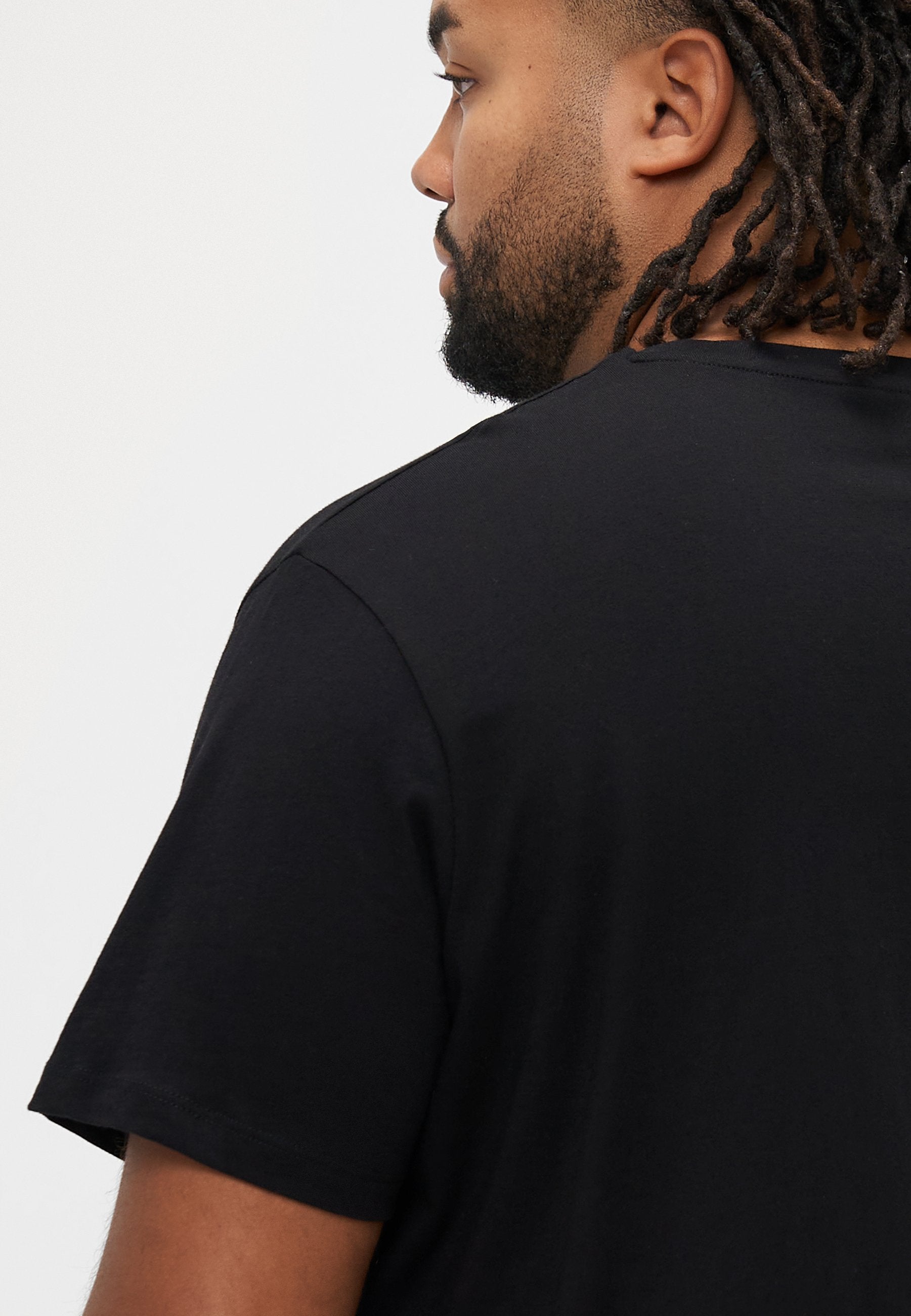 JJWOLFIE TEE CREW NECK 5 PACK - Print T-shirt - chocolate brown/white/moonbeam/black