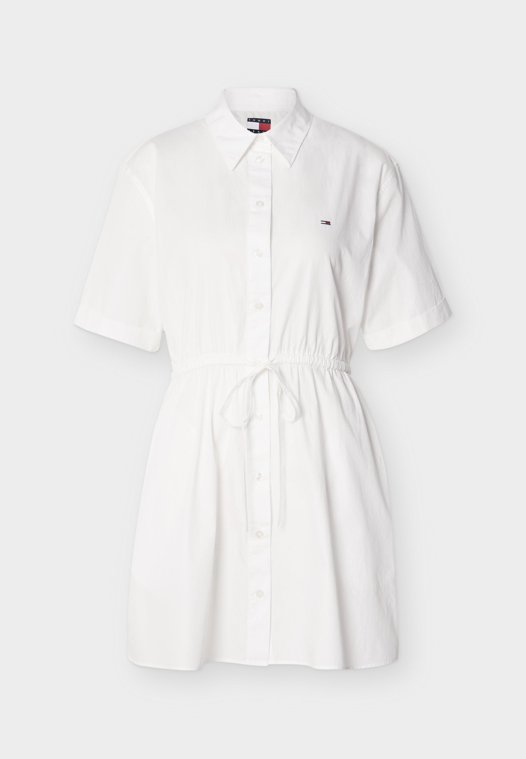 STRIPE SHIRT DRESS - Shirt dress - ecru