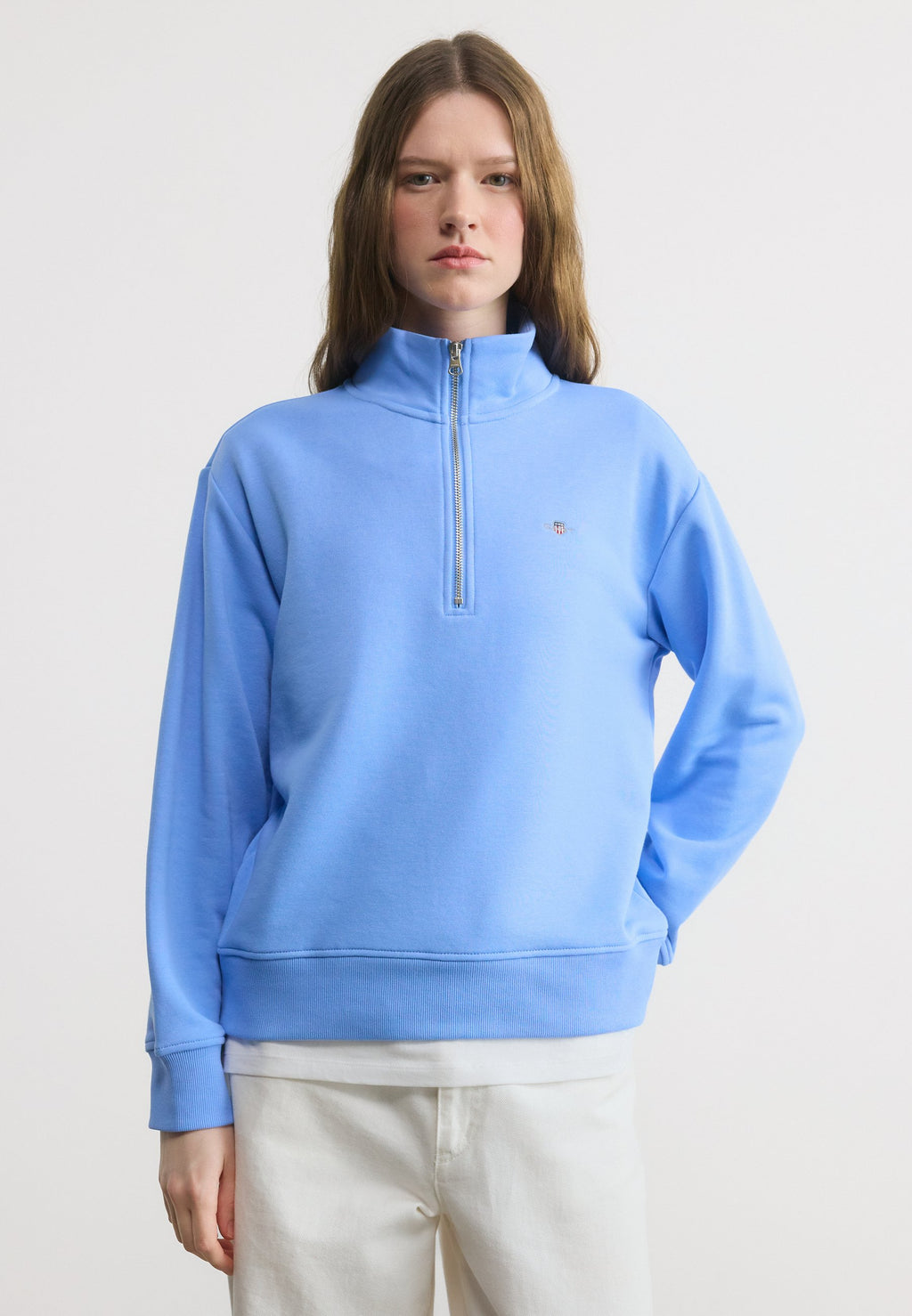 Zip-up sweatshirt - palace blue