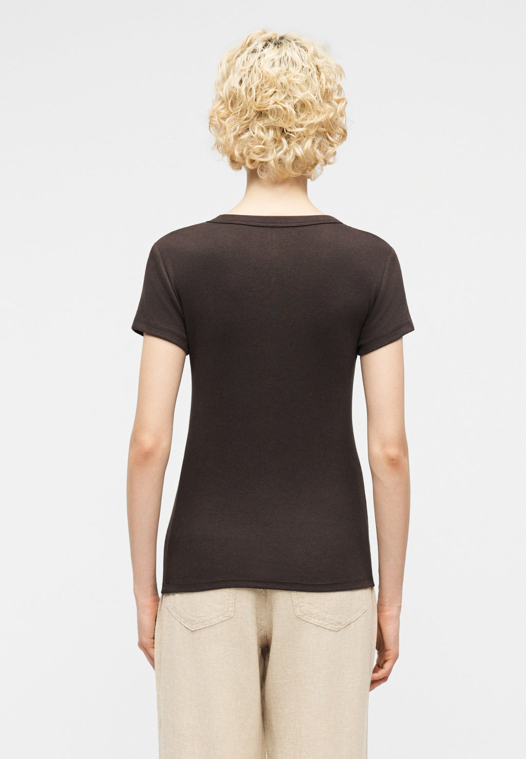 CREW - Print T-shirt - terra brown
