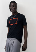 Print T-shirt - black