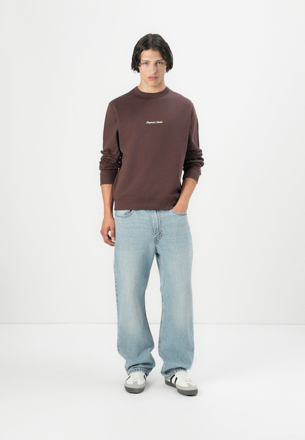Sweatshirt - deep mahogany