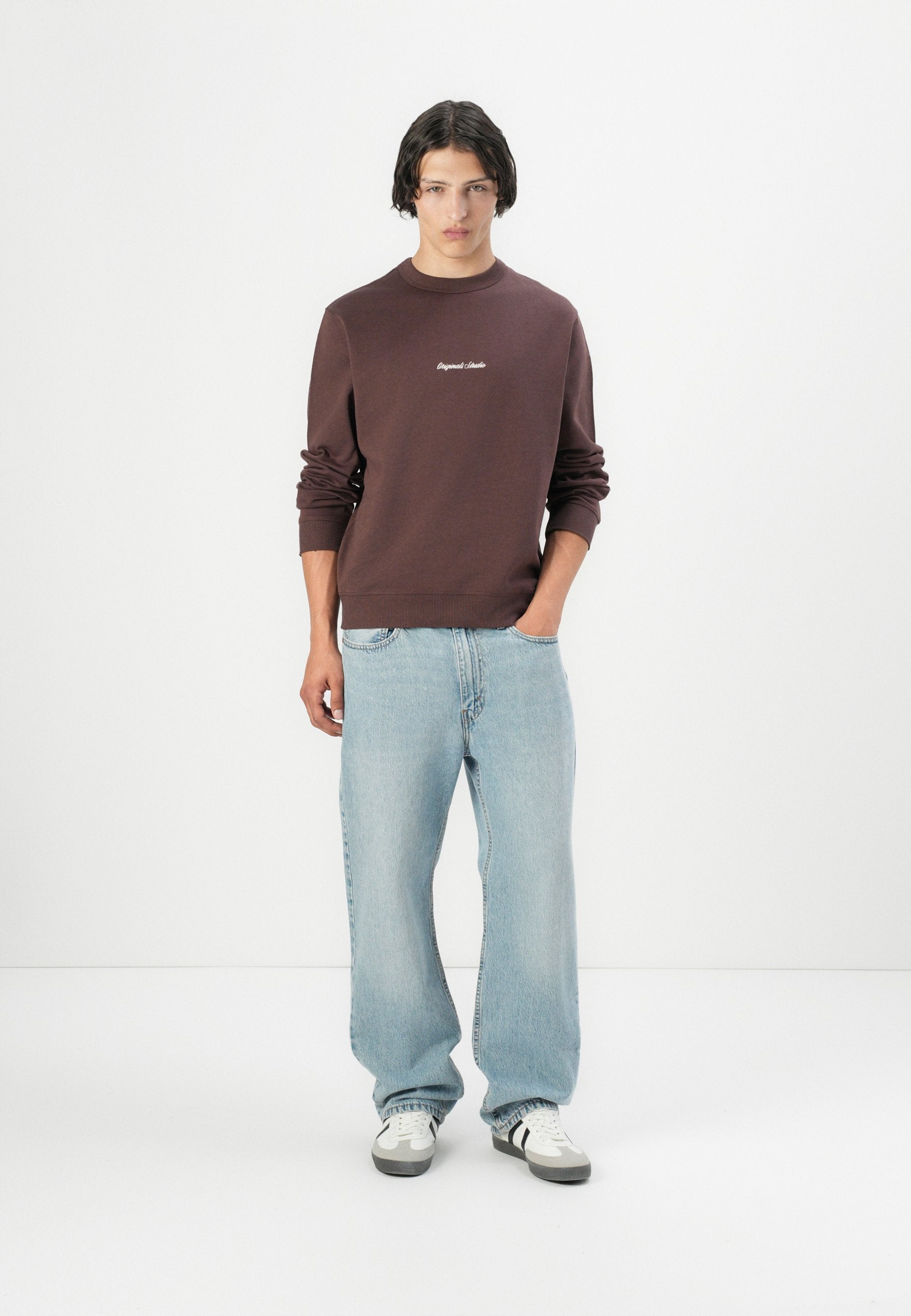 Sweatshirt - deep mahogany