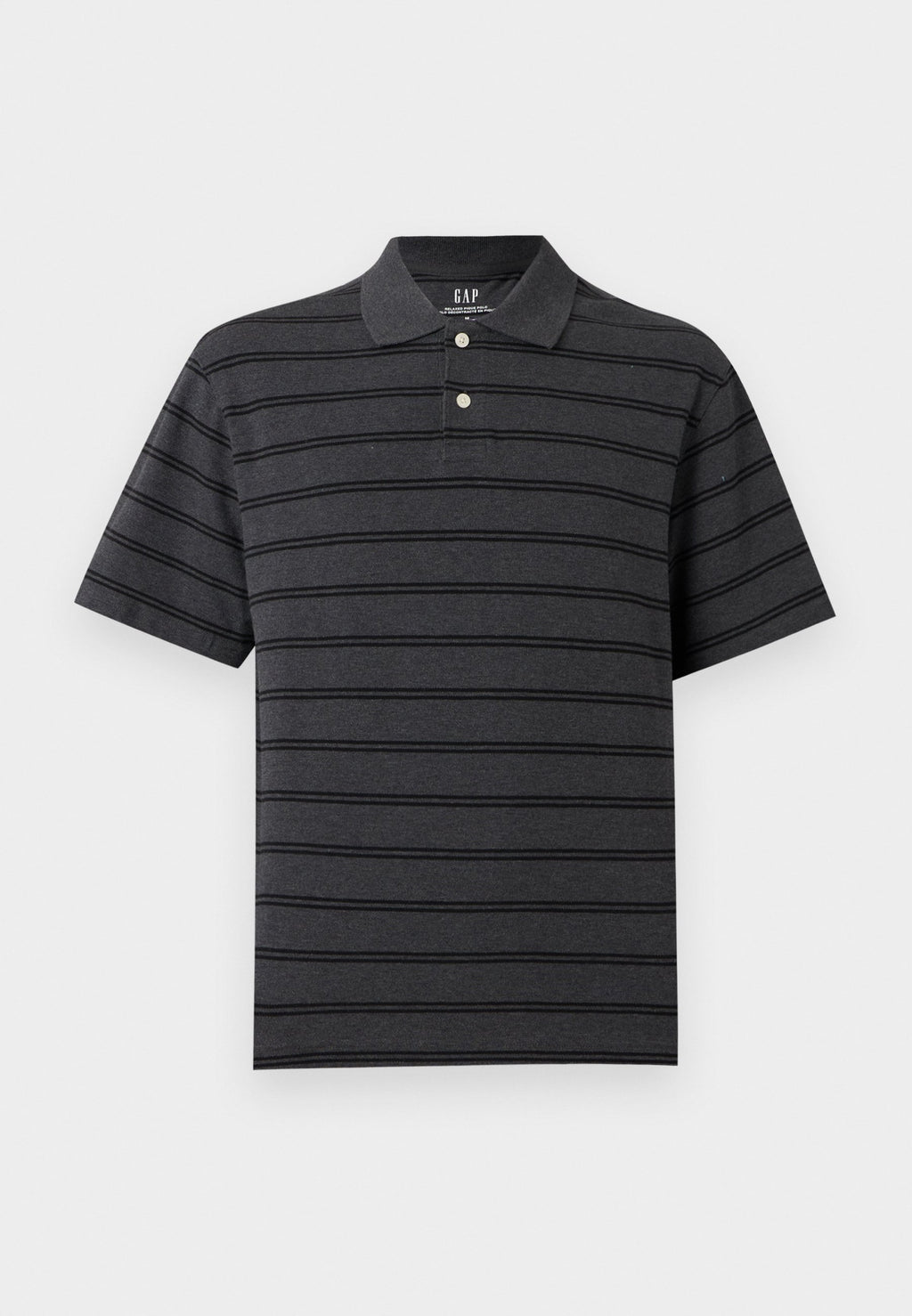 RELAXED  - Polo shirt - grey/black