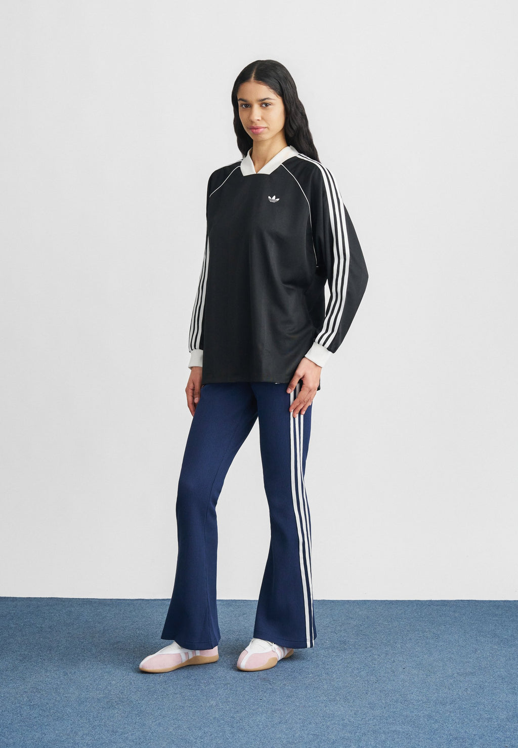 Long sleeved top - black