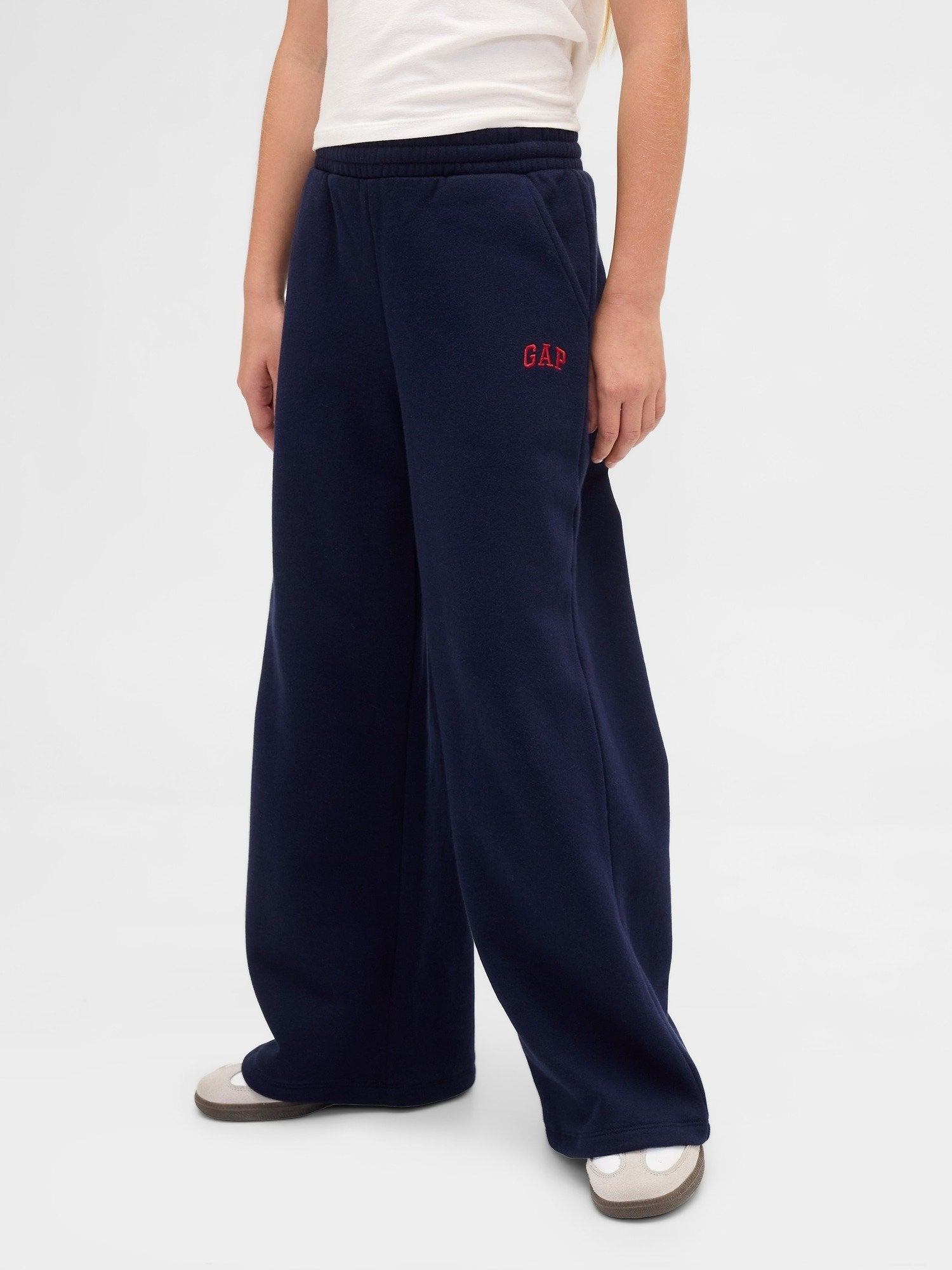 KIDS VINTAGESOFT BAGGY SWEATPANTS - Tracksuit bottoms - navy uniform