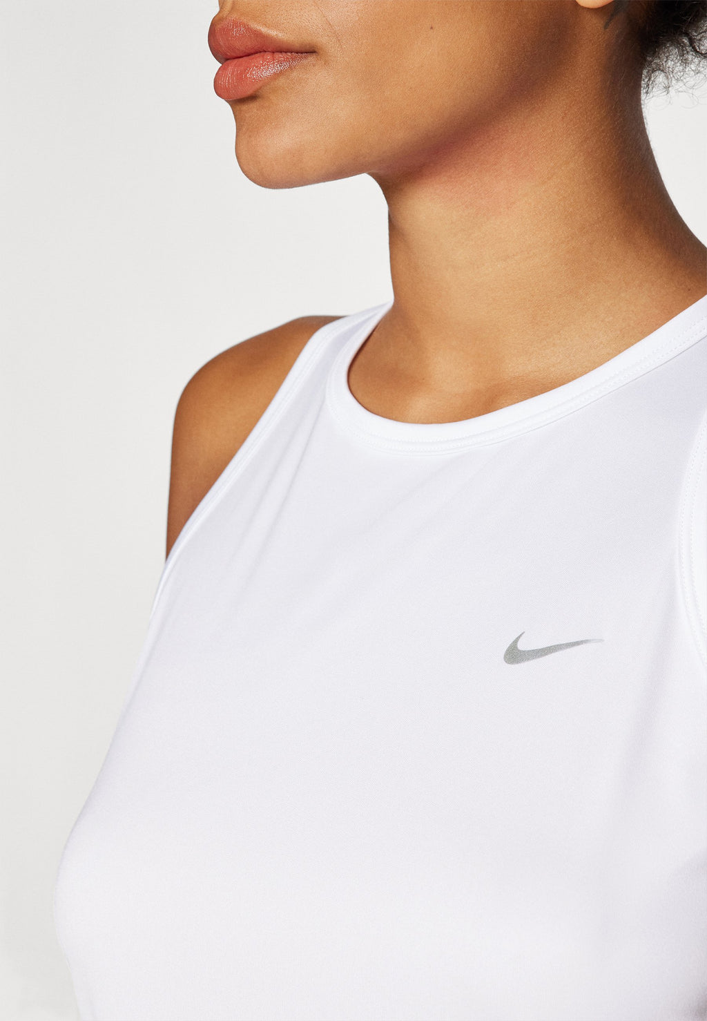 TEMPO TANK - Top - white/reflective silver-colored