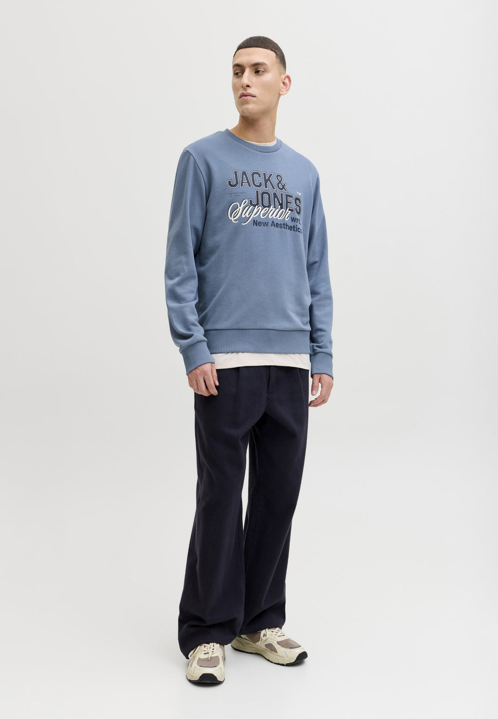 LOGO CREW 2 PACK - Sweatshirt - navy blazer/blue mirage