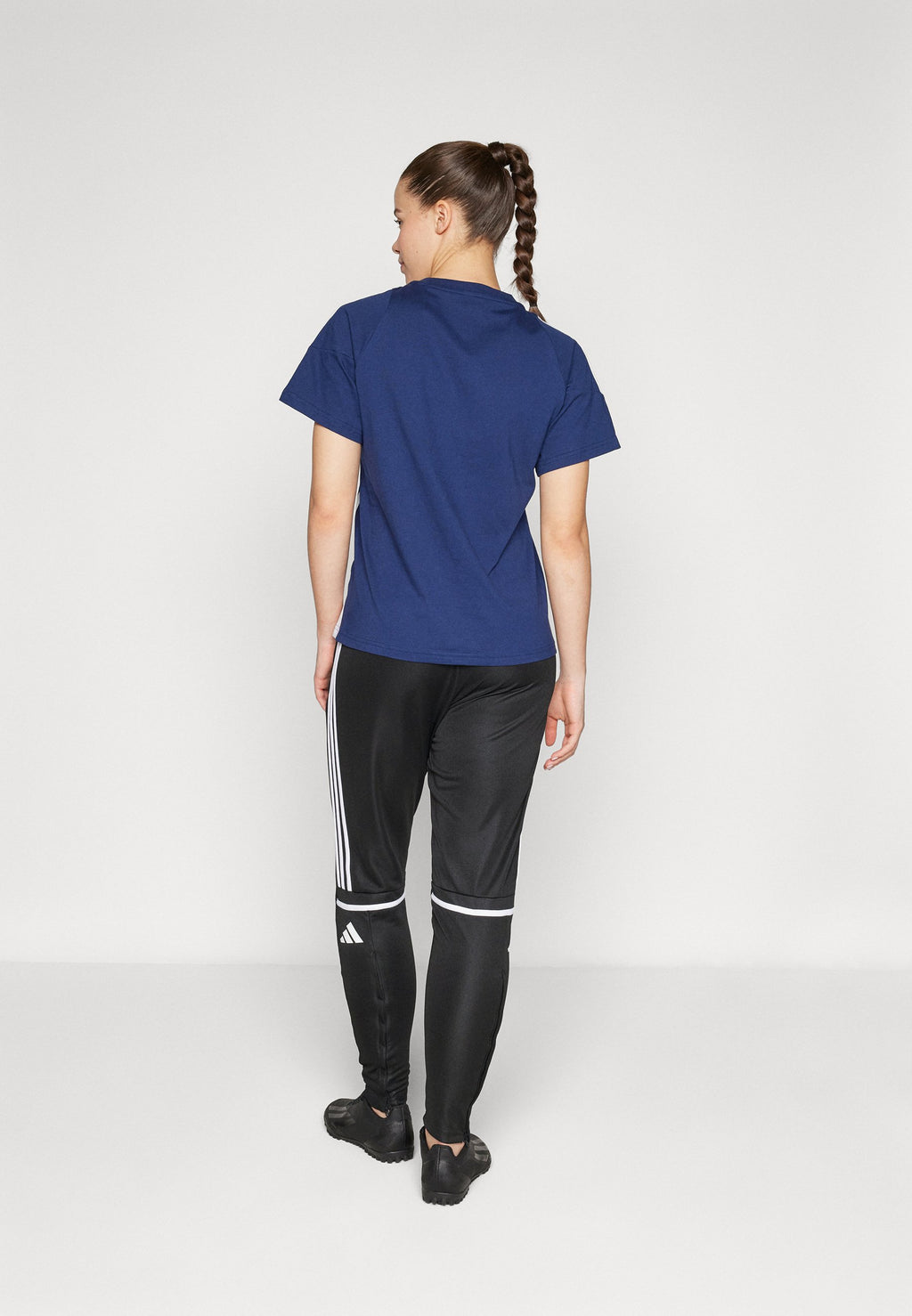 SQUADRA25 TRAINING PANT - Leggings - black/white