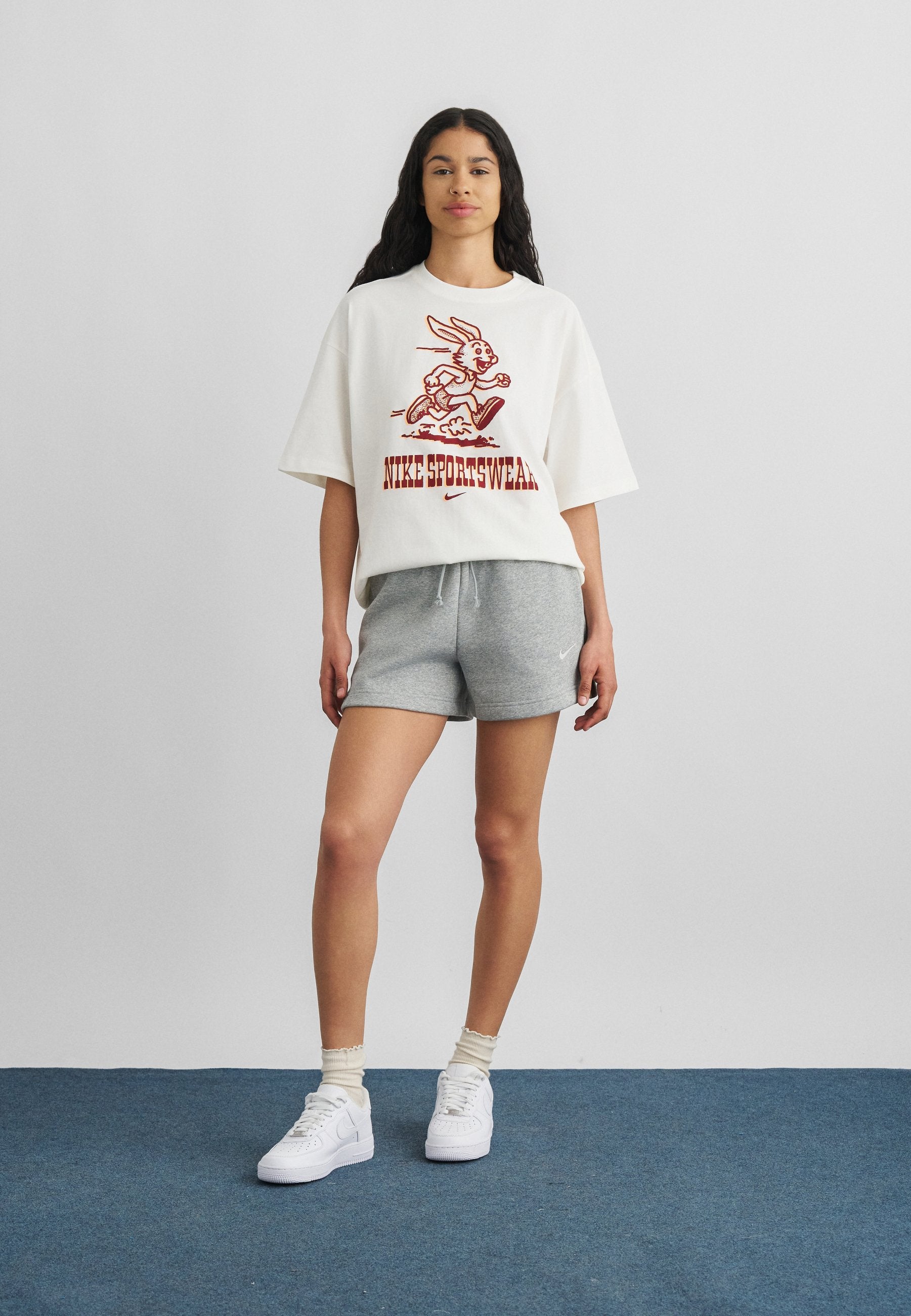 Shorts - gris foncé chiné/voile